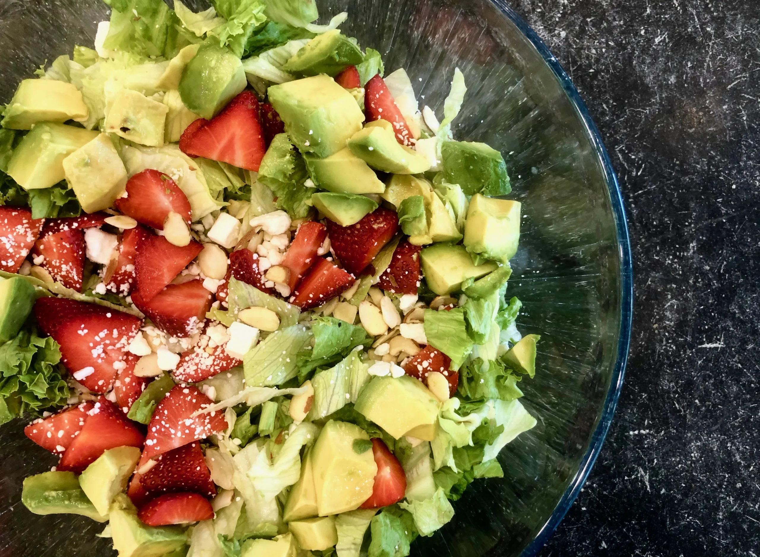 Strawberry Avocado Salad with Lemon Poppyseed Vinaigrette