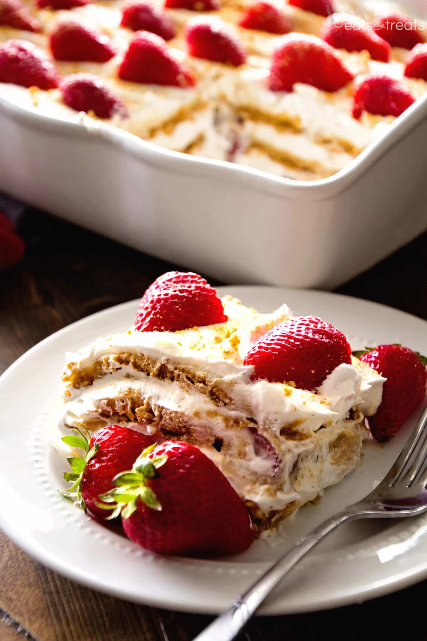 Strawberry Cheesecake Icebox Cake