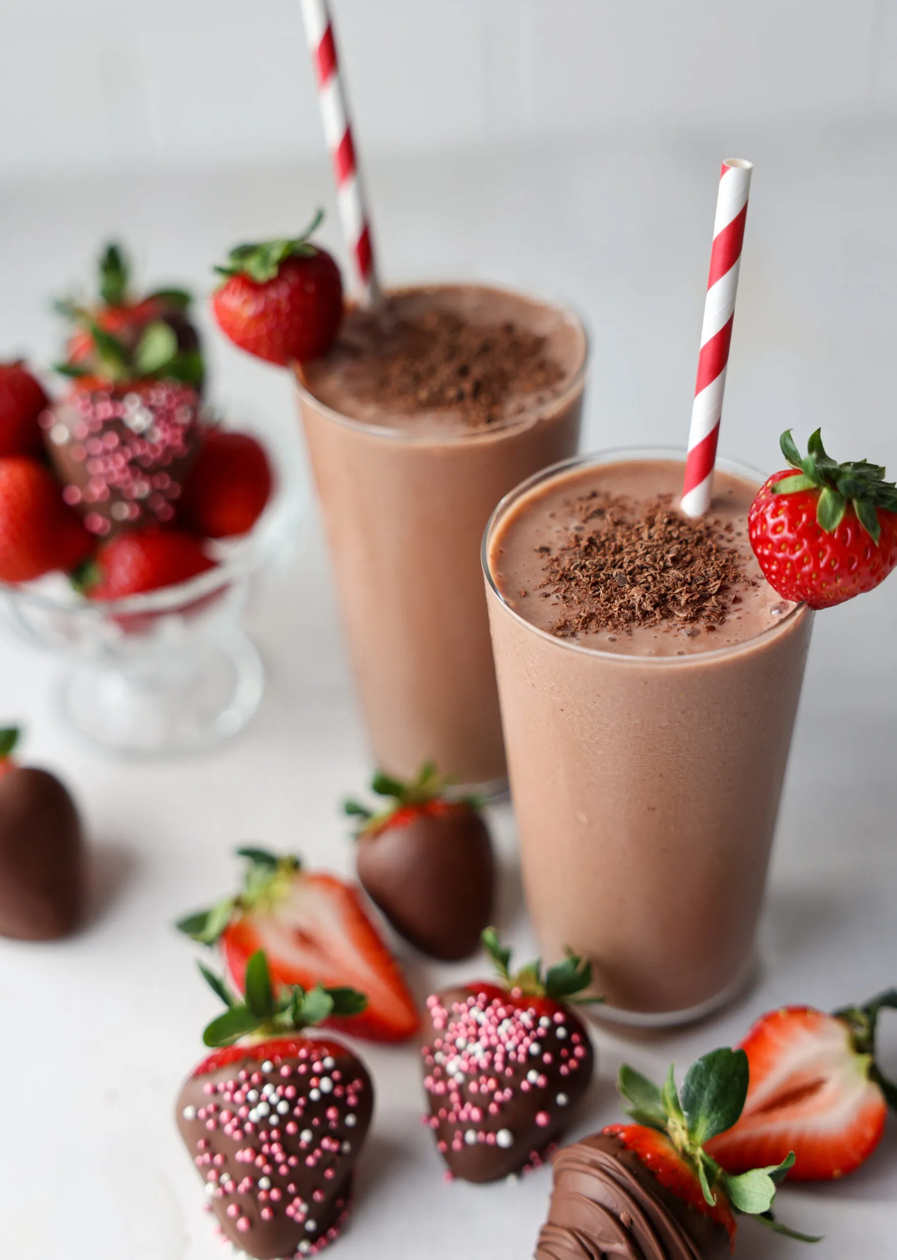 Strawberry Chocolate Sweetheart Smoothie