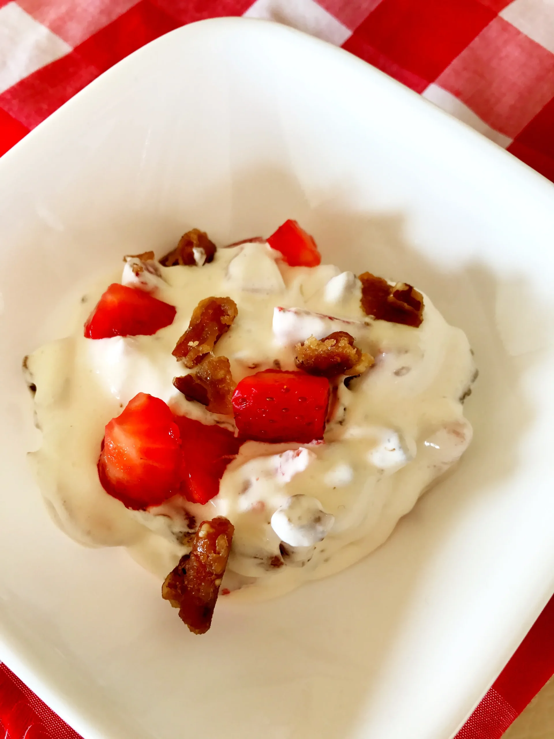 Strawberry Pecan Pretzel Salad
