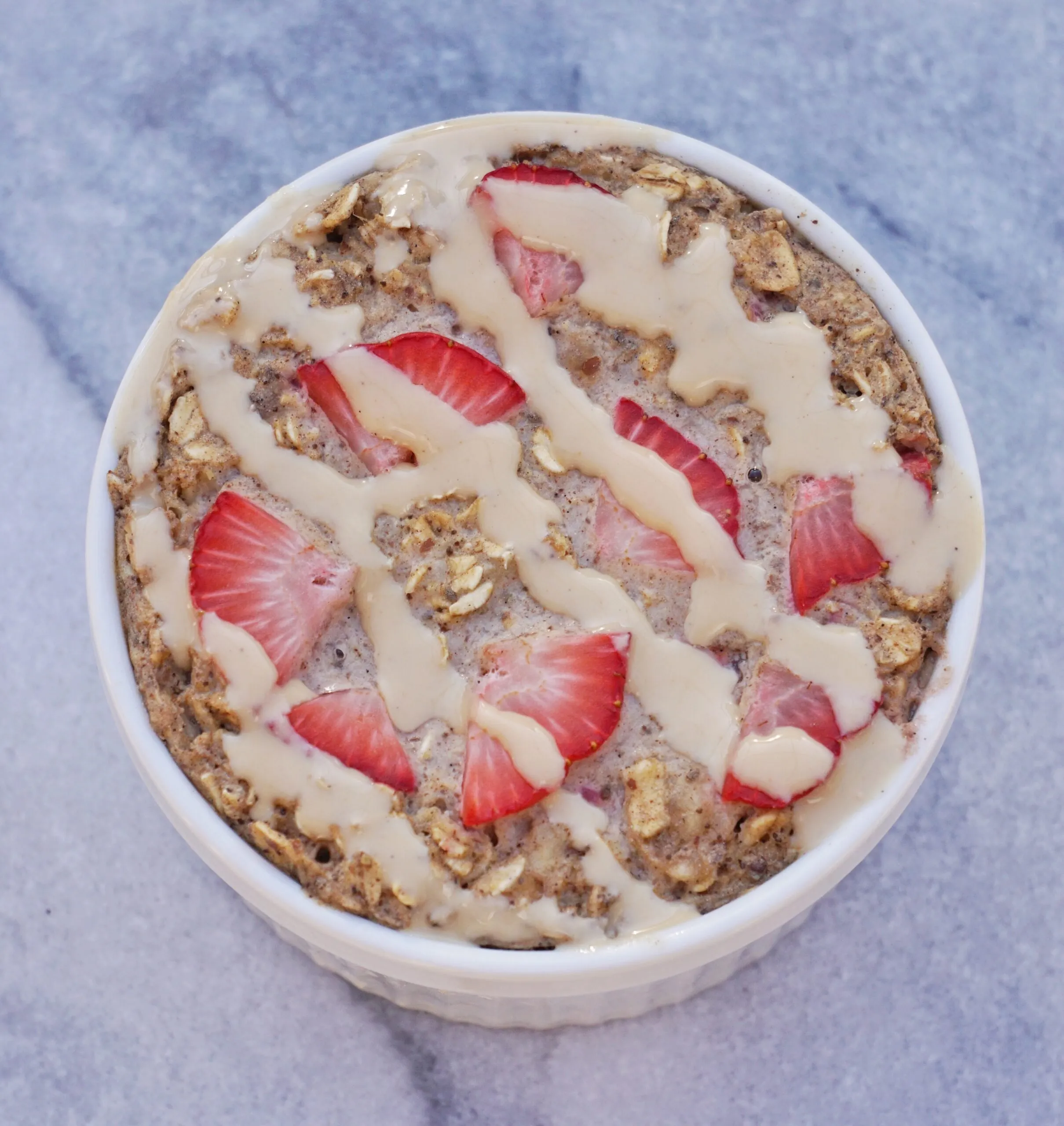 Strawberry Shortcake Baked Oatmeal