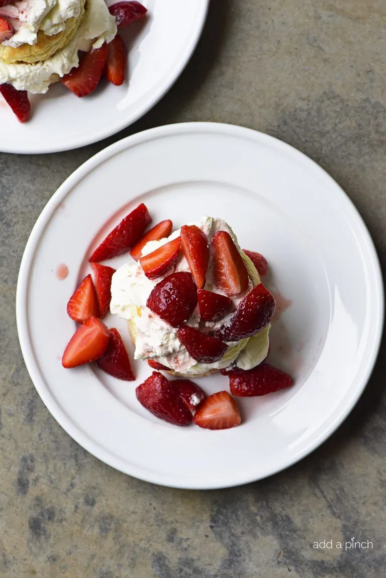 Strawberry Shortcakes Sweet Cream Cheese Biscuits