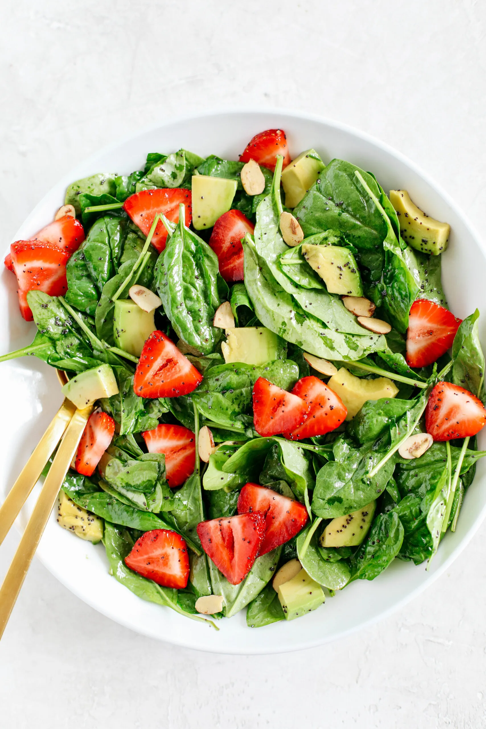 Strawberry Spinach Salad with Poppy Seed Dressing