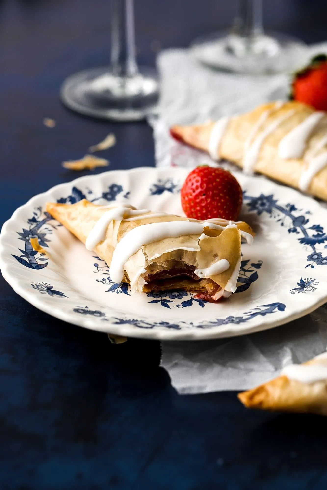 Strawberry Turnovers with Phyllo Dough