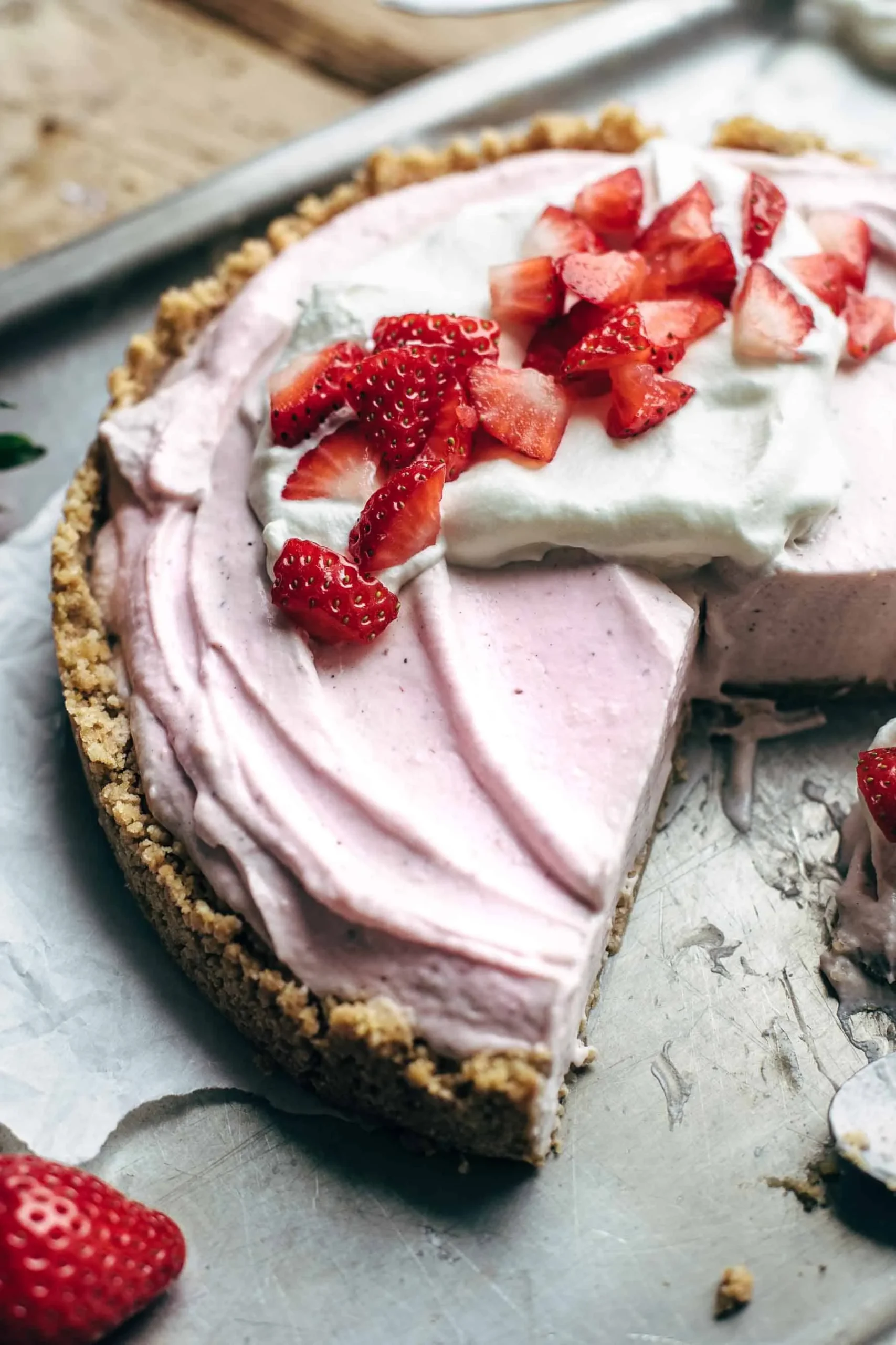 Strawberry and Cream Pie