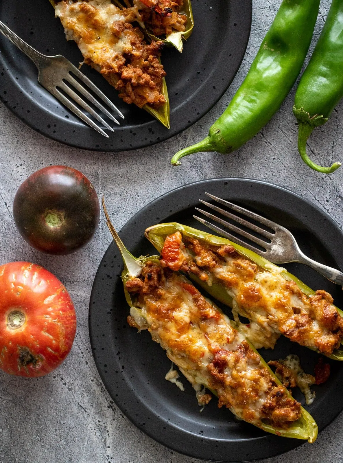 Stuffed Anaheim Chiles with Oregano Vinaigrette