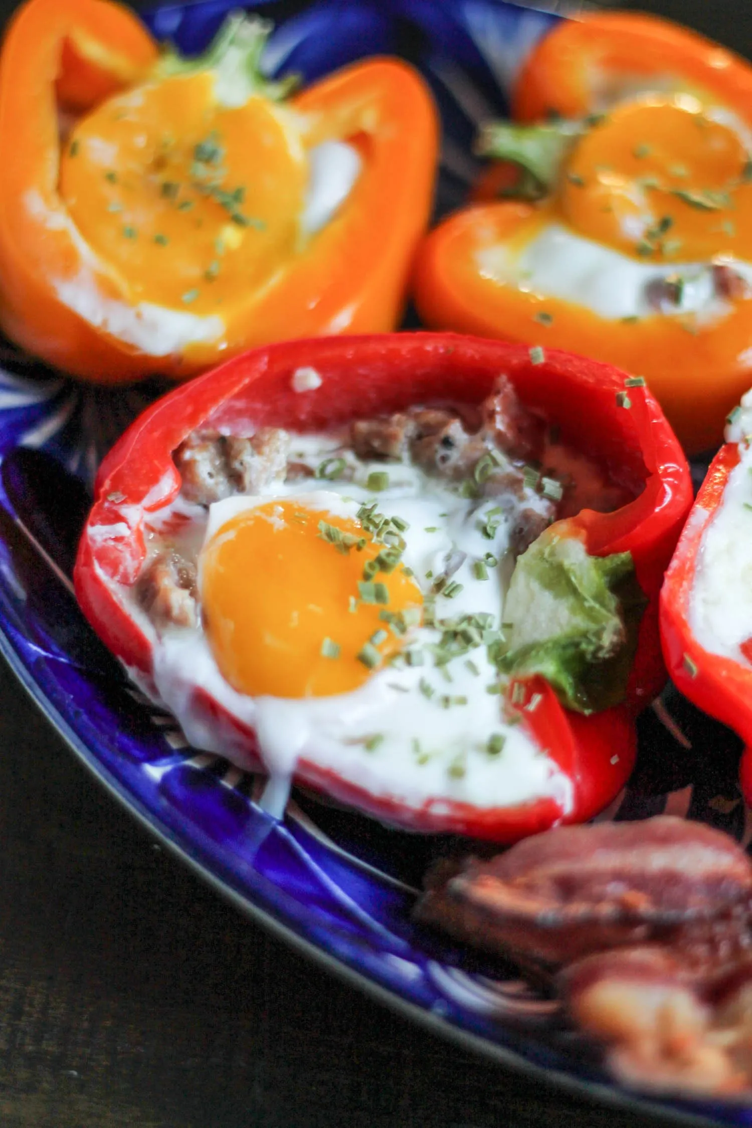 Stuffed Bell Peppers Breakfast Style