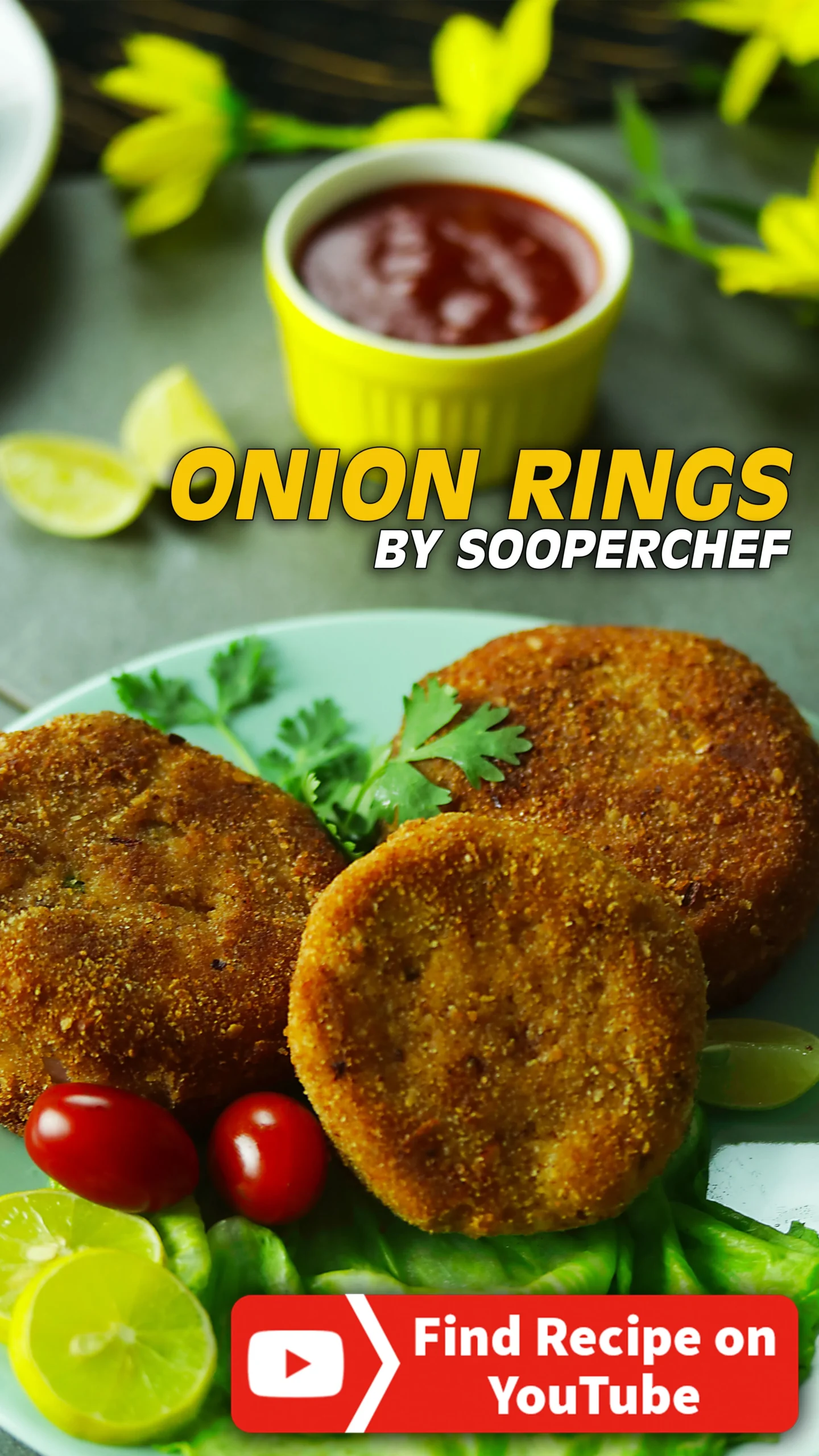 Stuffed Onion Rings Kadale Bele Chithranna