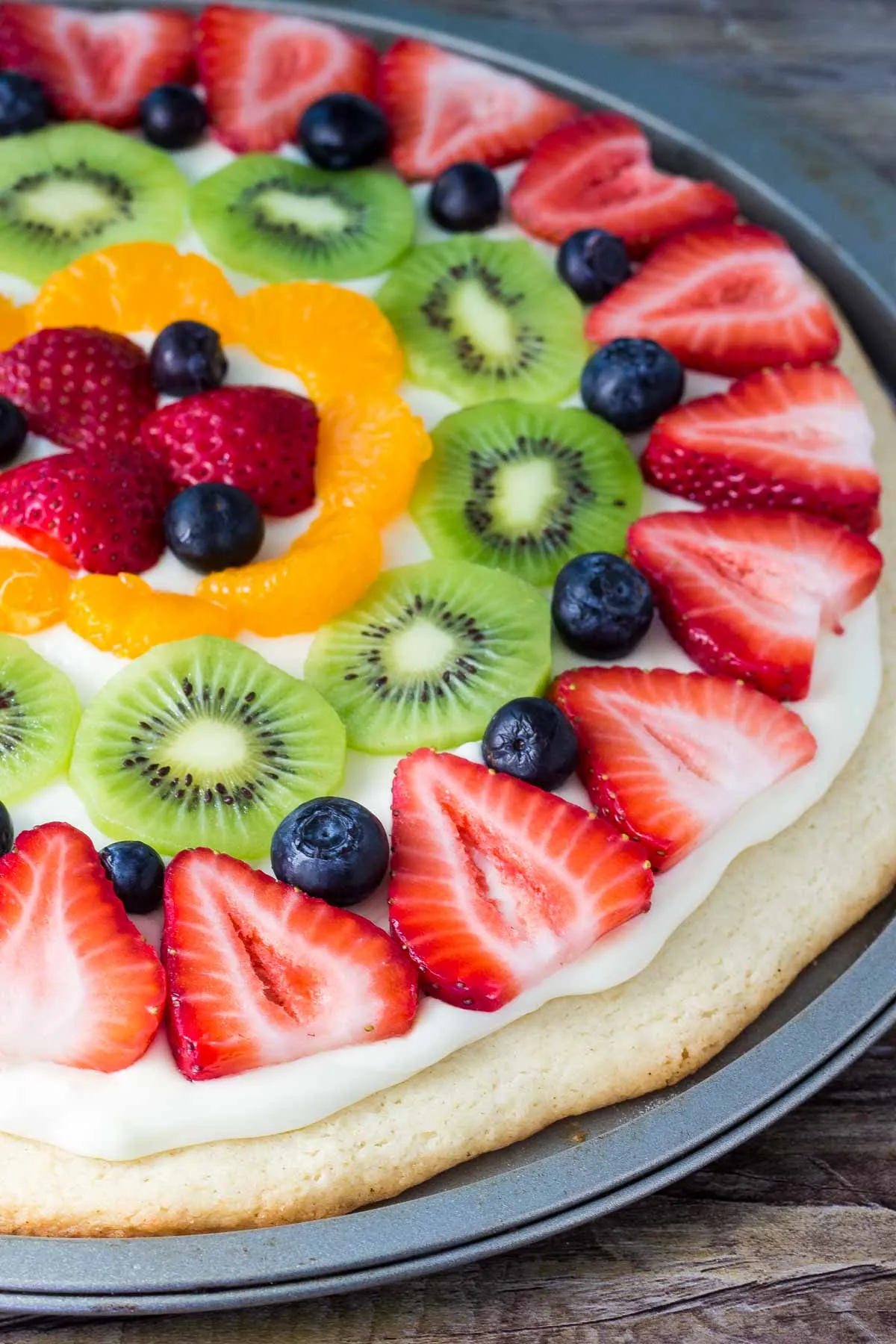 Sugar Cookie Fruit Pizzas