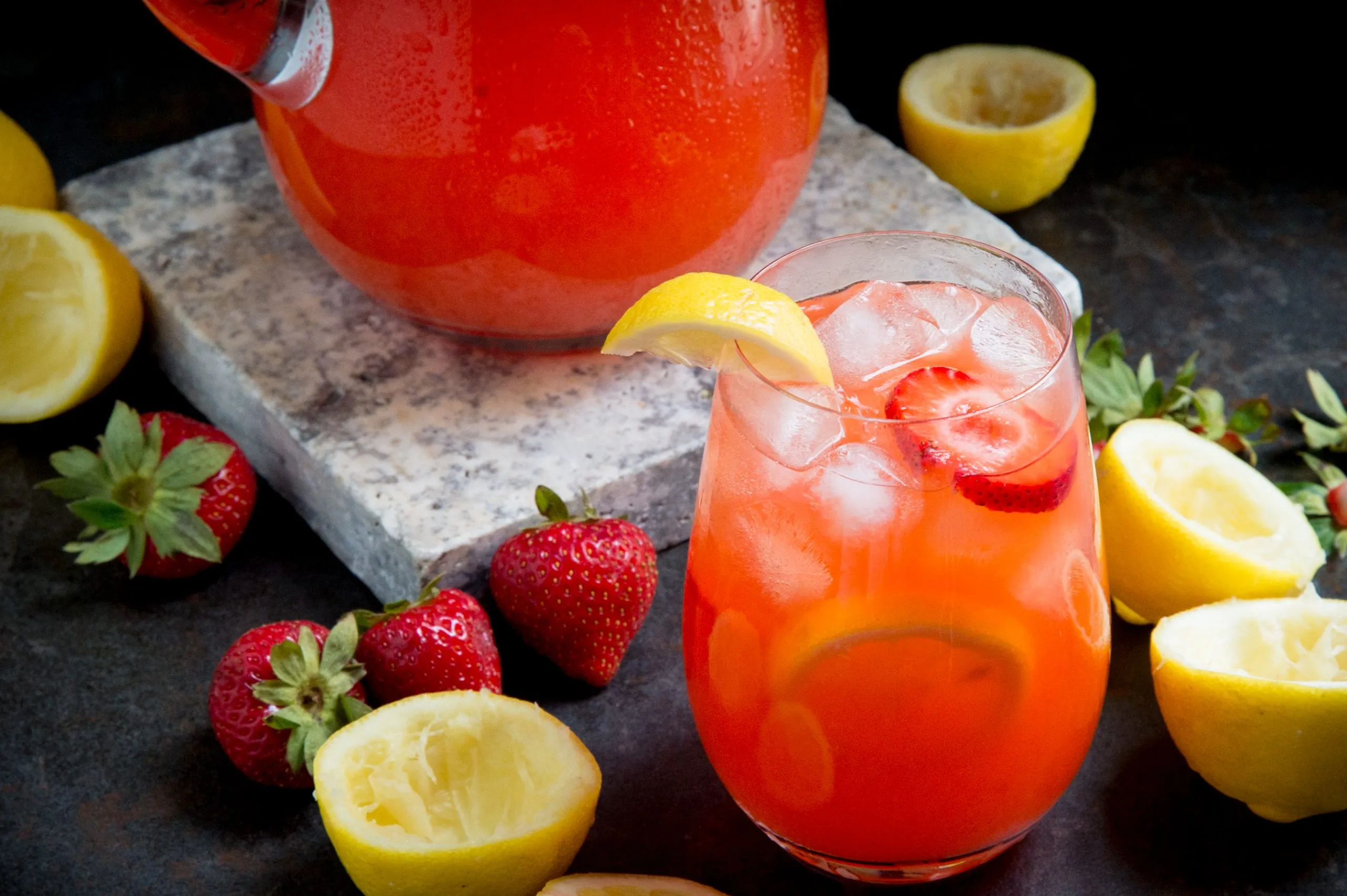 Sugar Free Keto Strawberry Lemonade