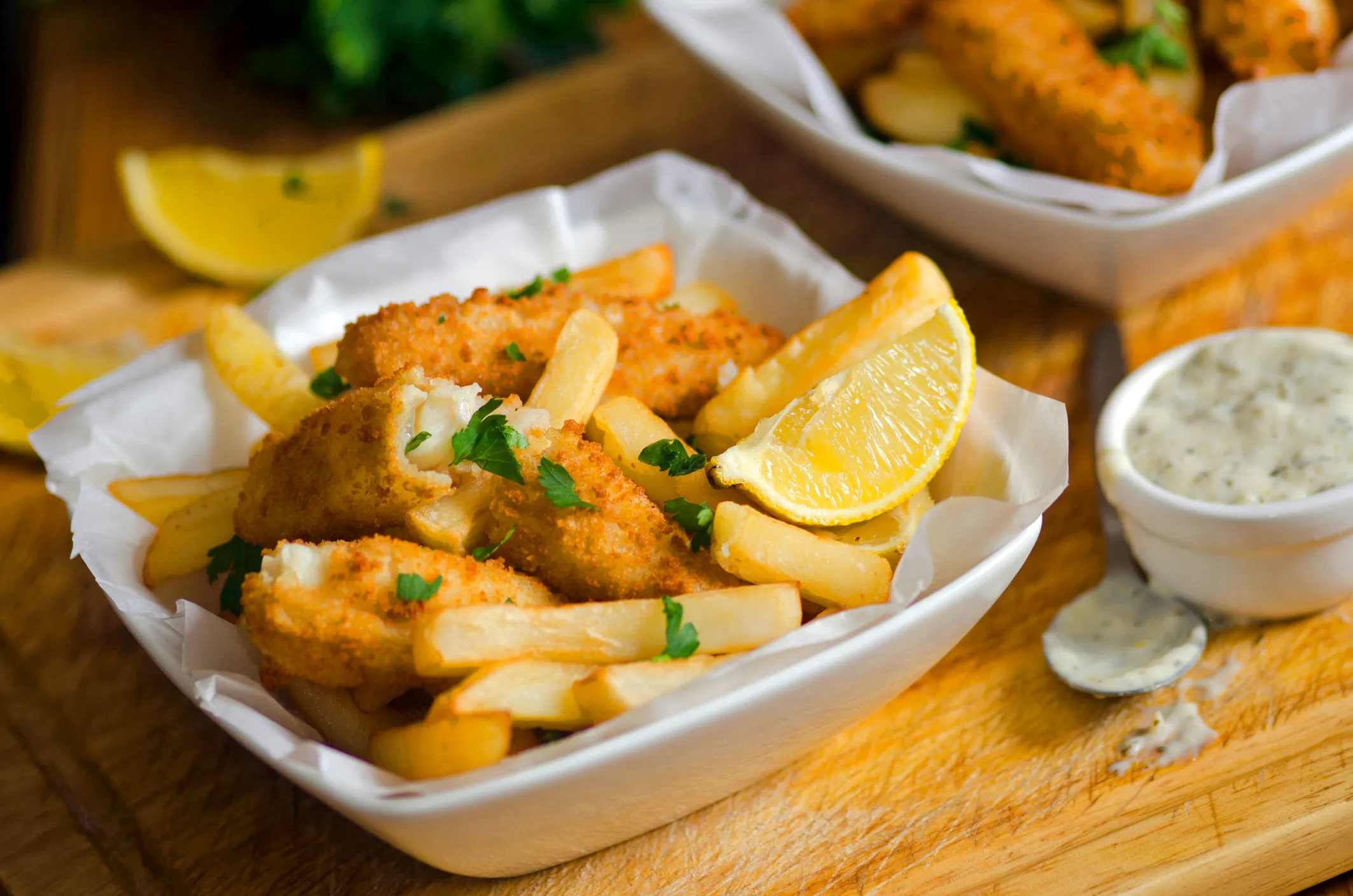 Summer Crispy Fish and Chips
