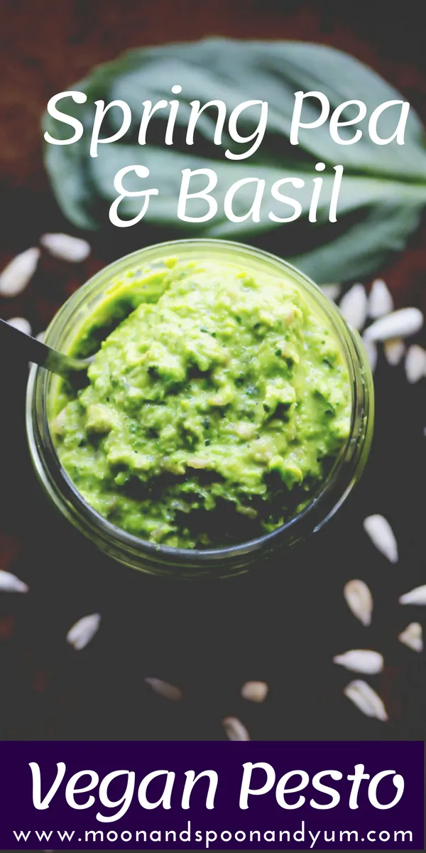 Sunny Spring Pea Basil Vegan Pesto Gluten Free