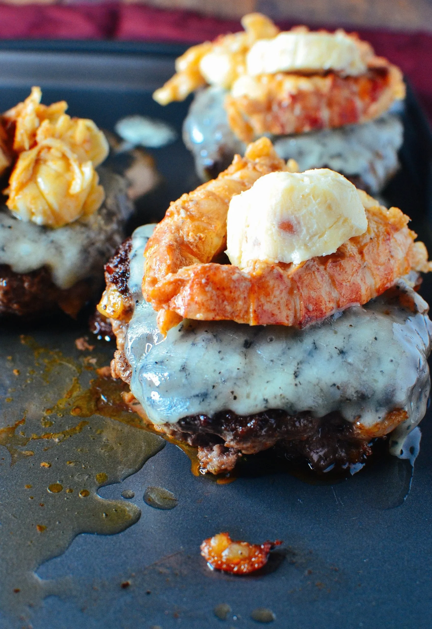 Surf Turf Lobster Burger Chive Beurre Blanc