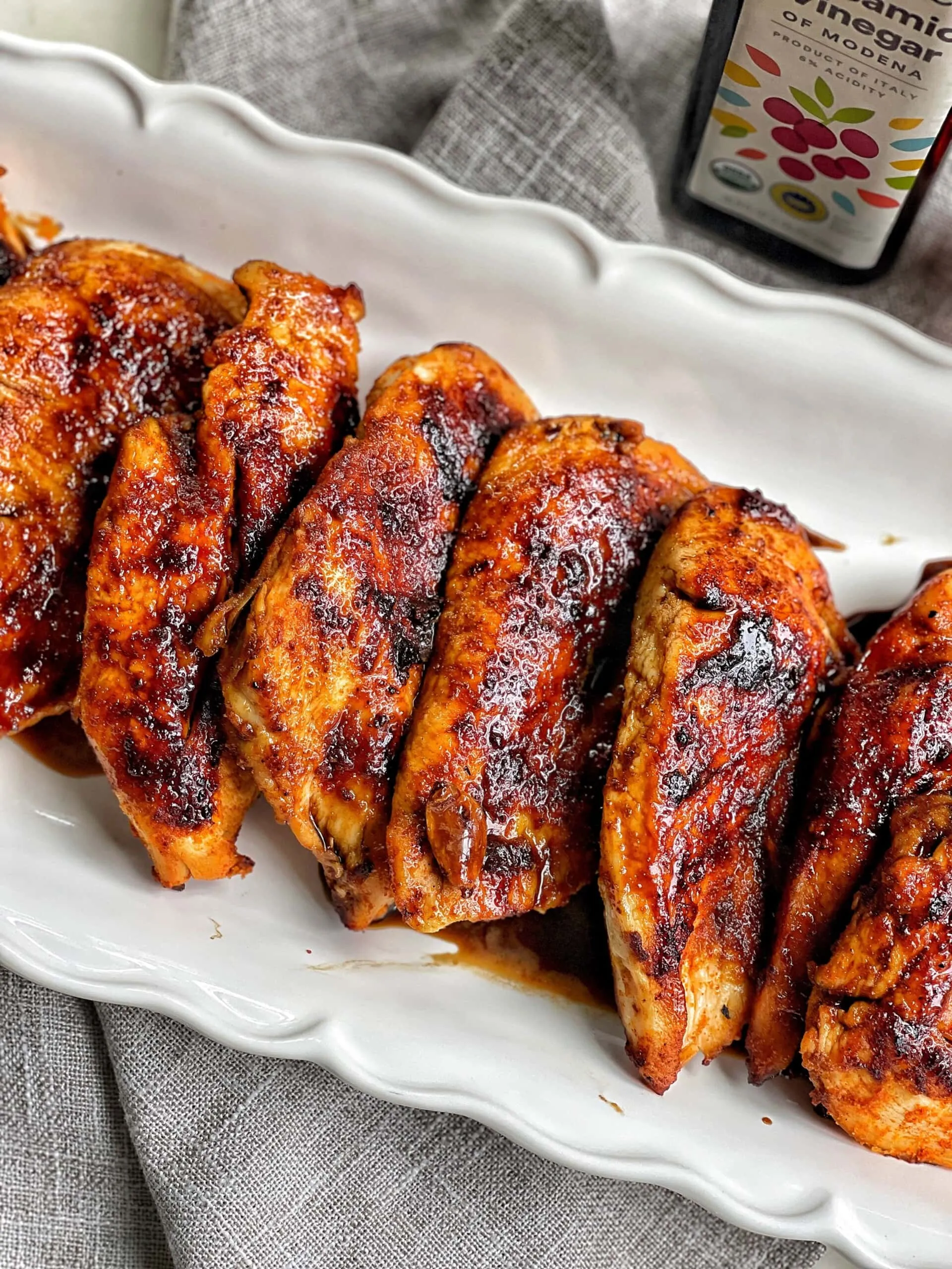 Sweet Balsamic Apple Glazed Chicken Breasts