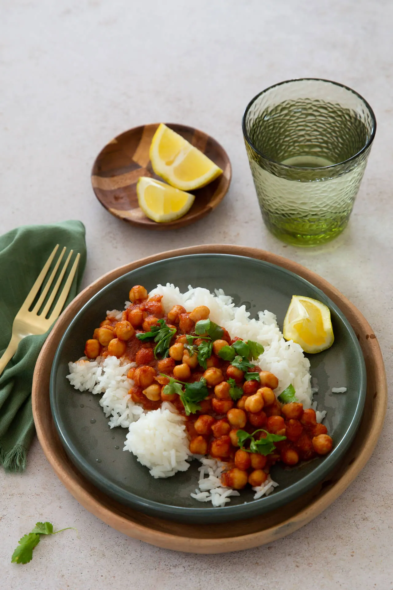 Sweet Chana Masala with Dates