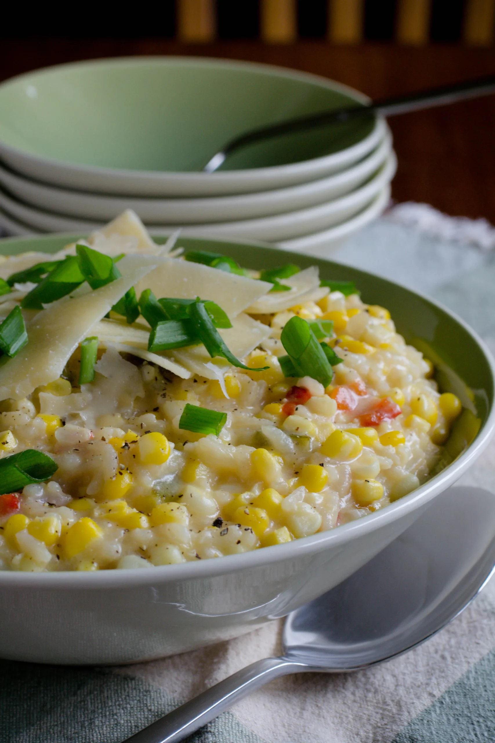 Sweet Corn and Toasted Walnut Risotto