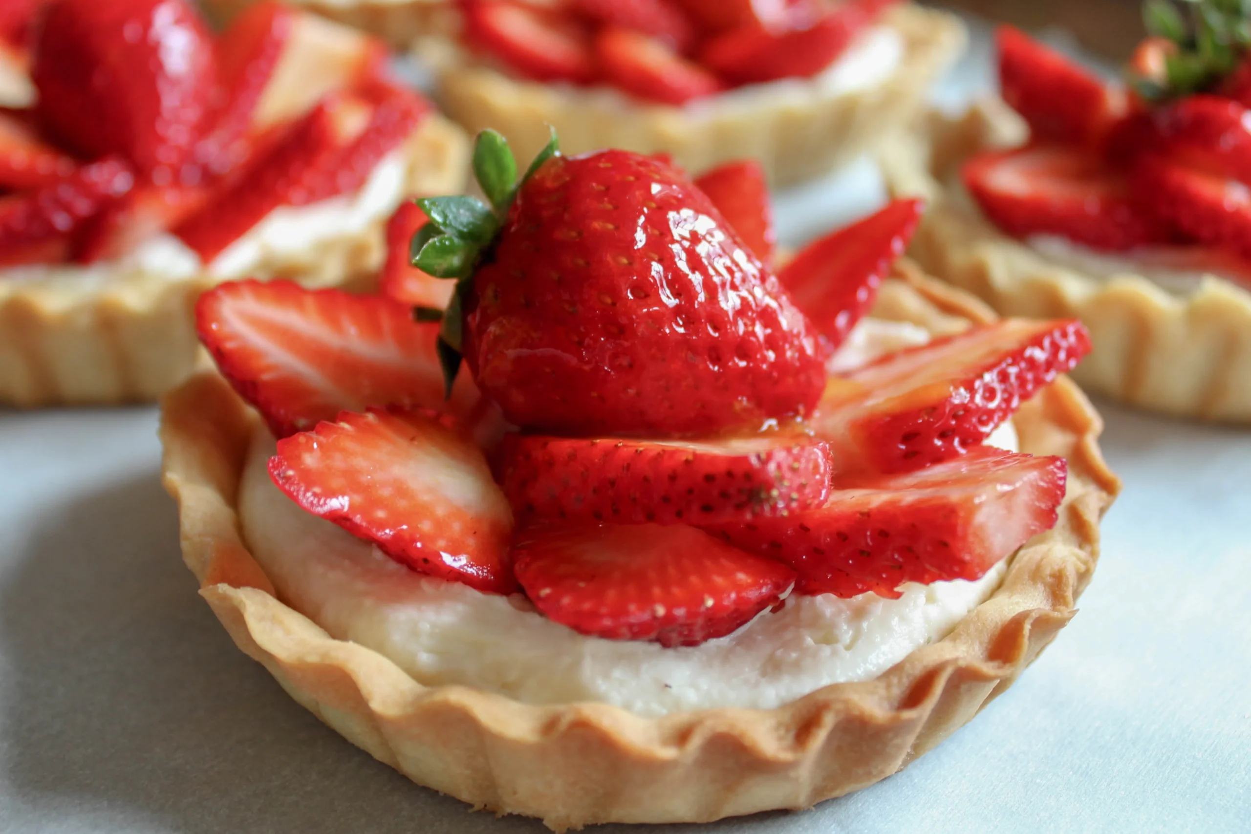 Sweet Mini Strawberry Tarts
