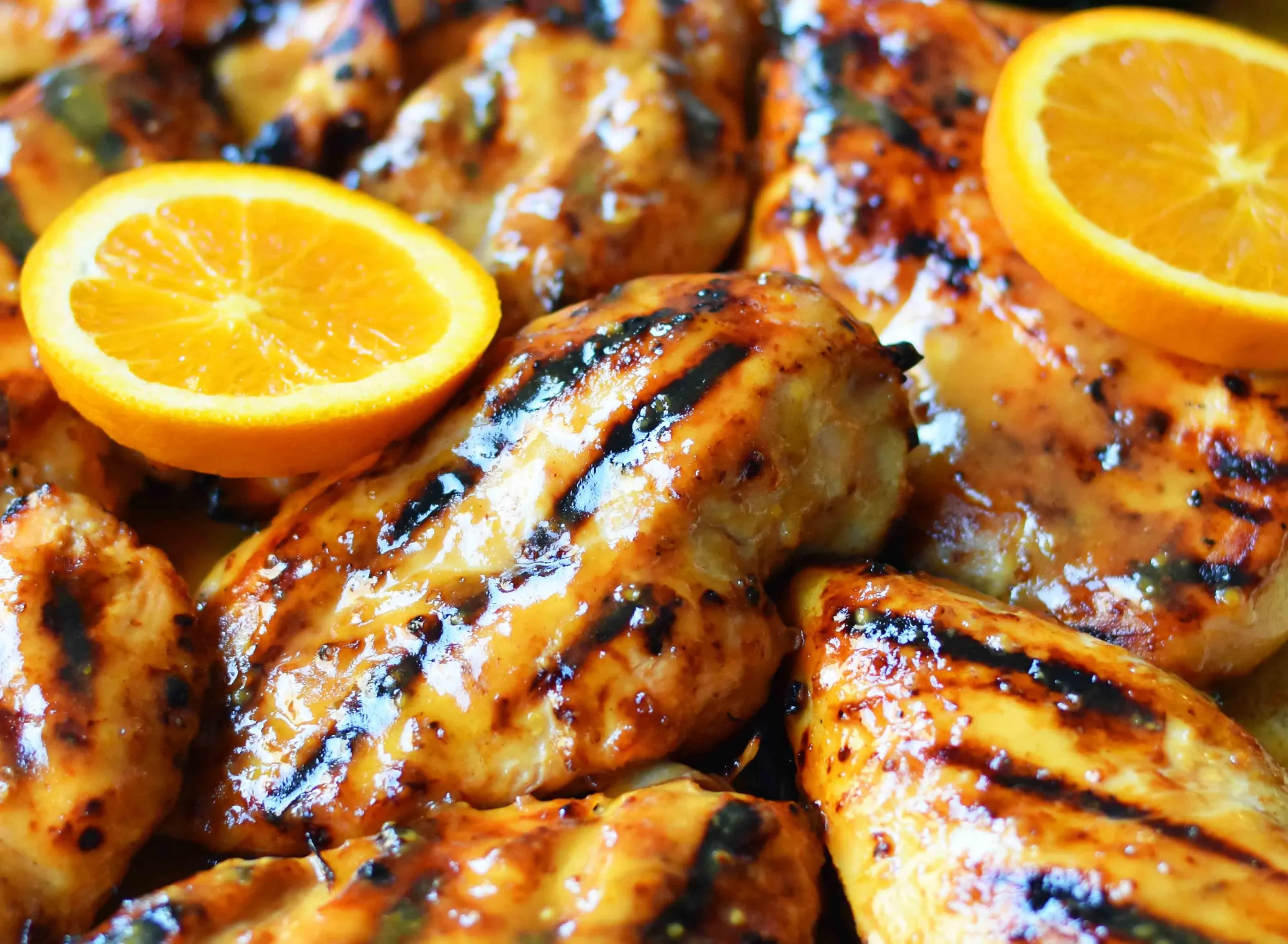 Sweet Mustard Grilled Chicken