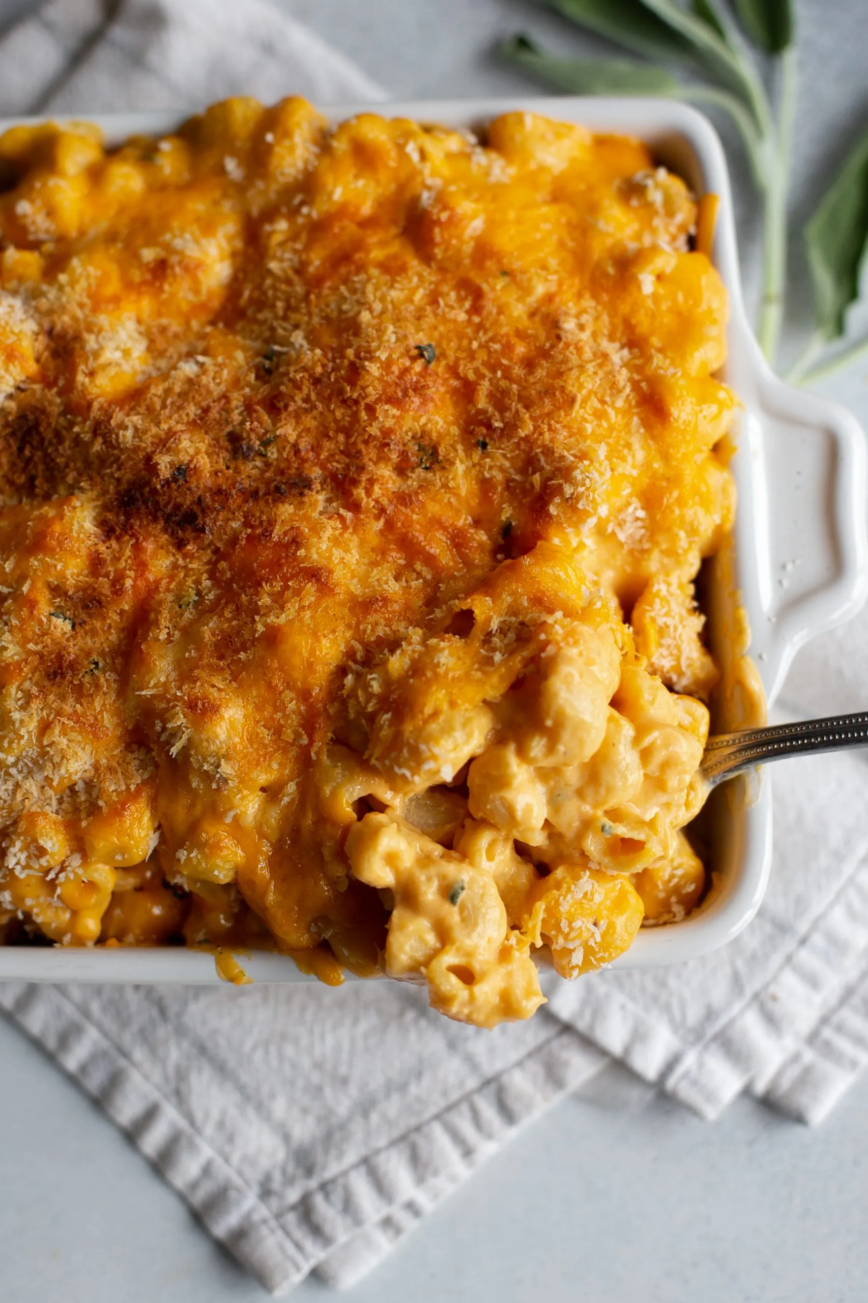 Sweet Potato Mac and Cheese Bake