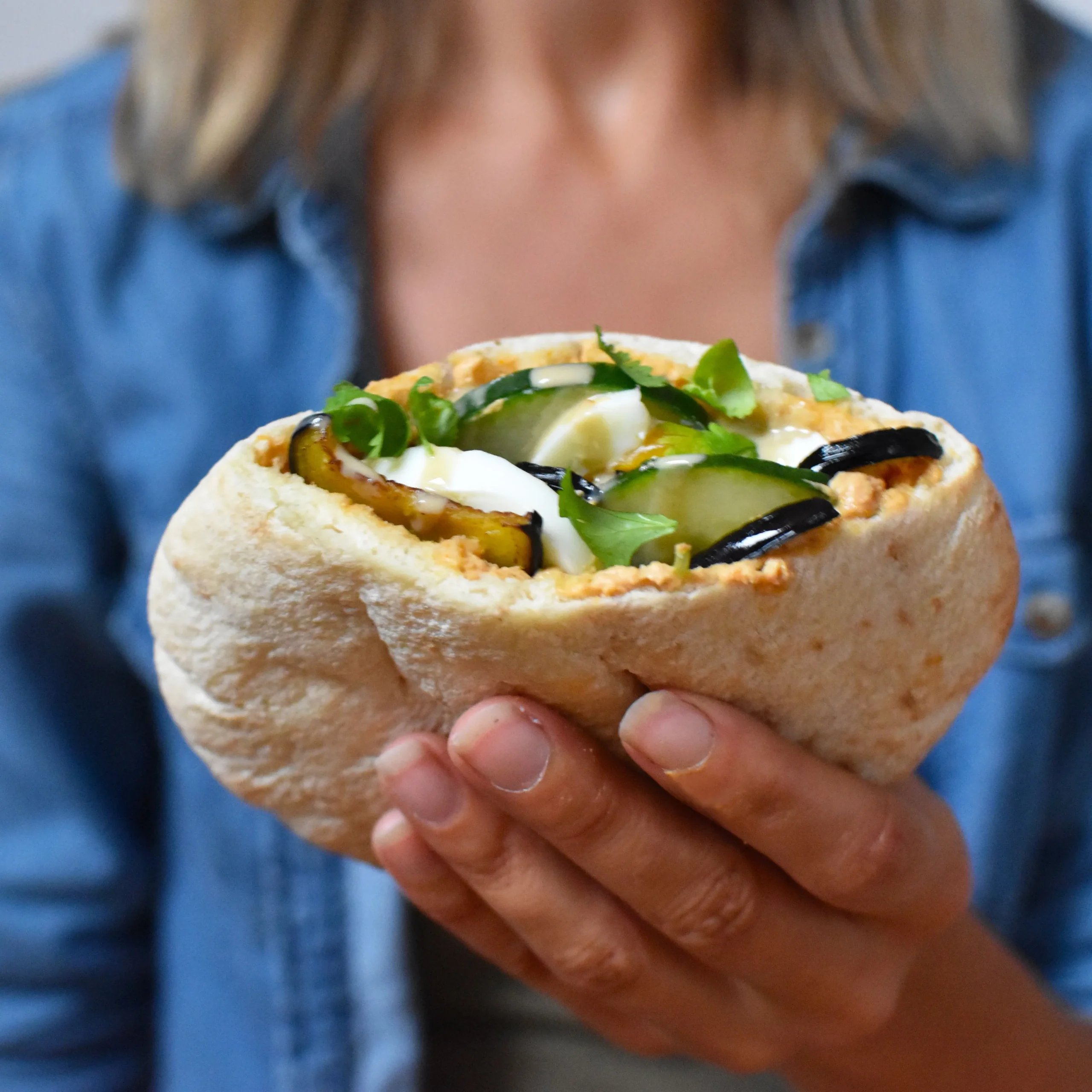 Sweet Potato Pita Sandwiches