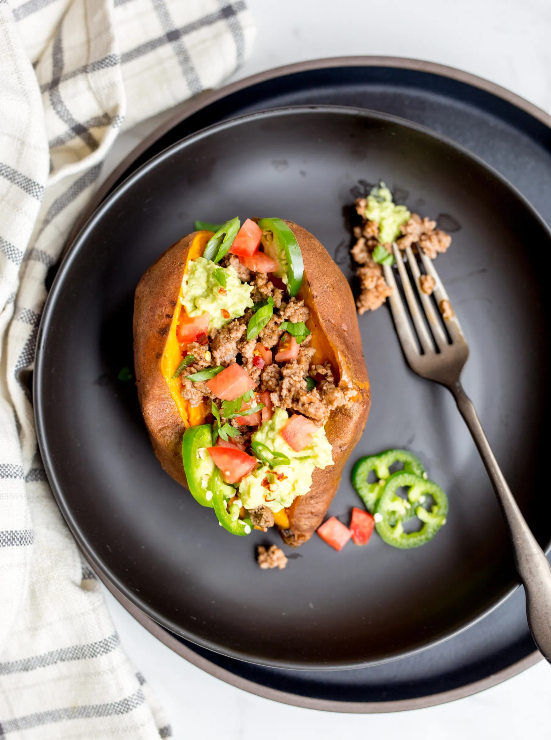 Sweet Potato Taco with Smoked Yellow Pepper Sauce
