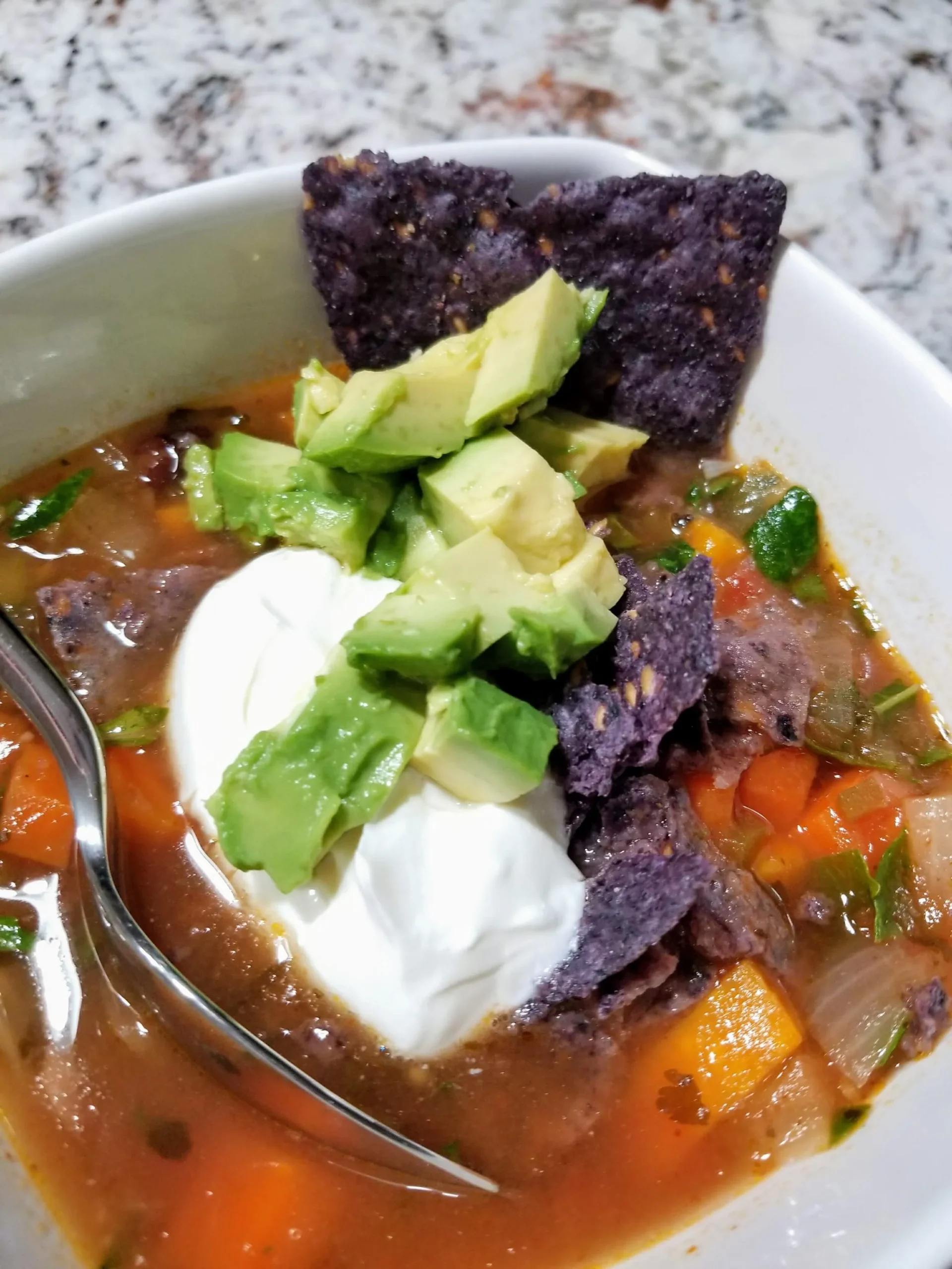 Sweet Potato Tortilla Soup