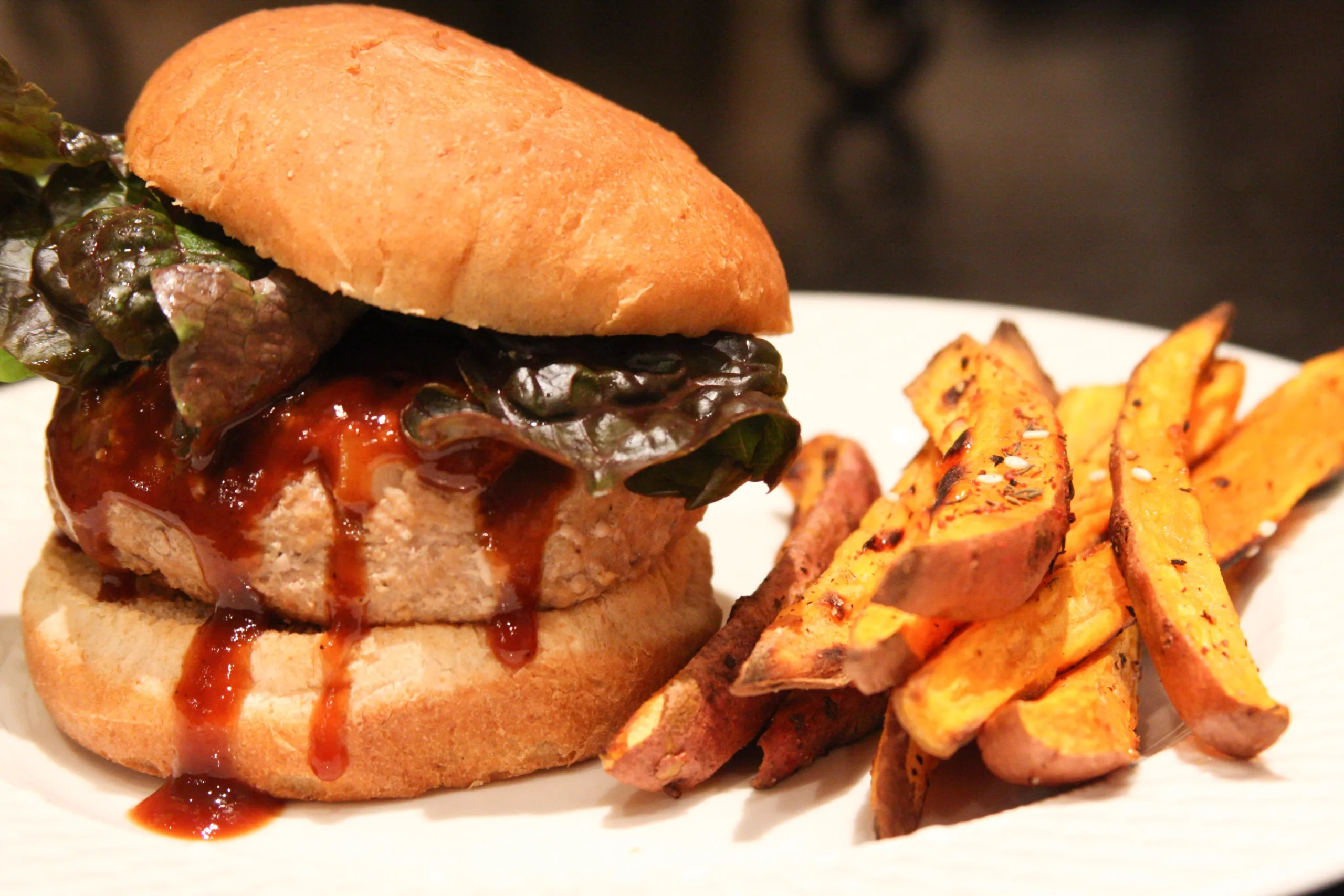 Sweet Potato Turkey Burger