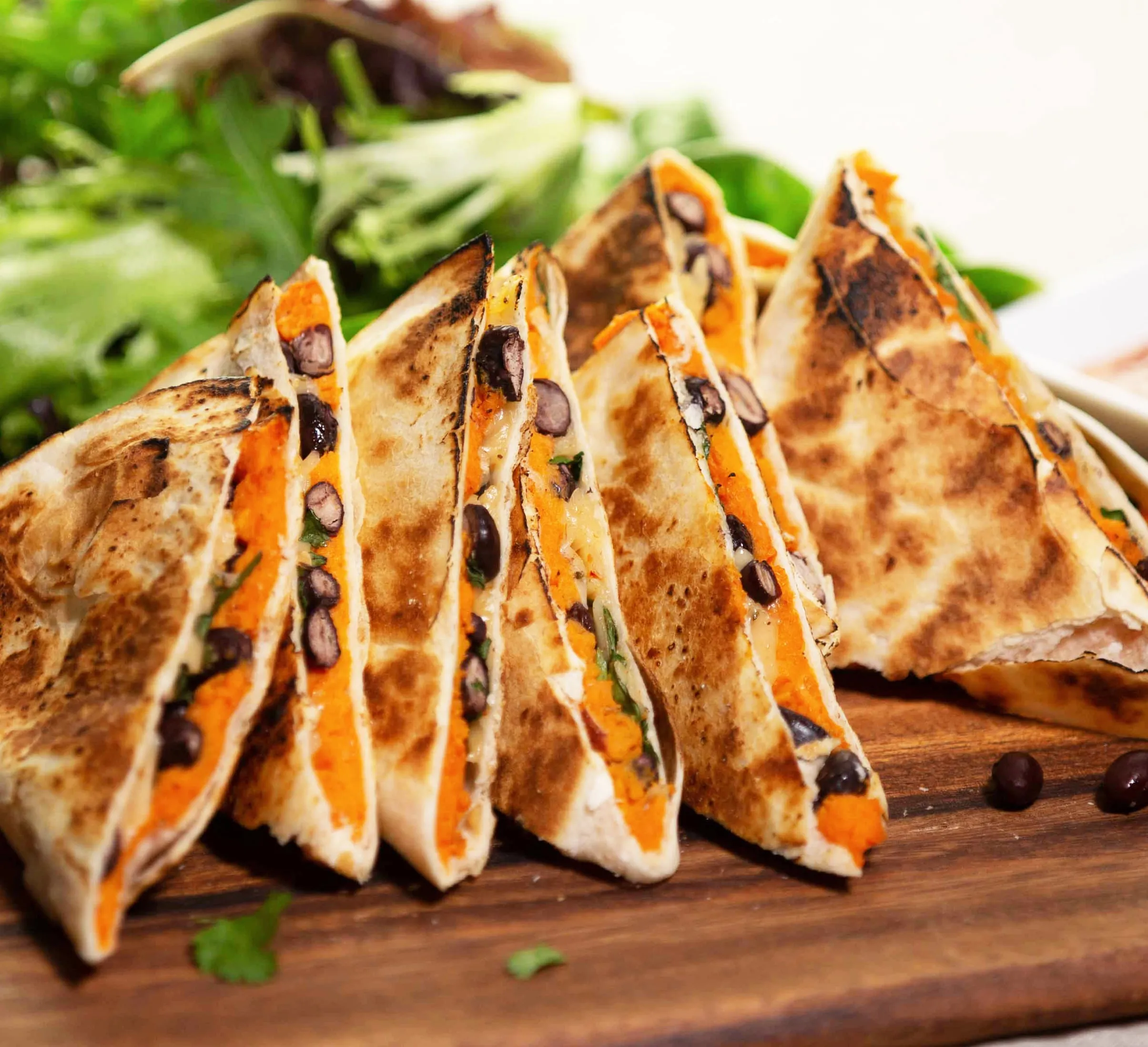 Sweet Potato and Black Bean Quesadillas