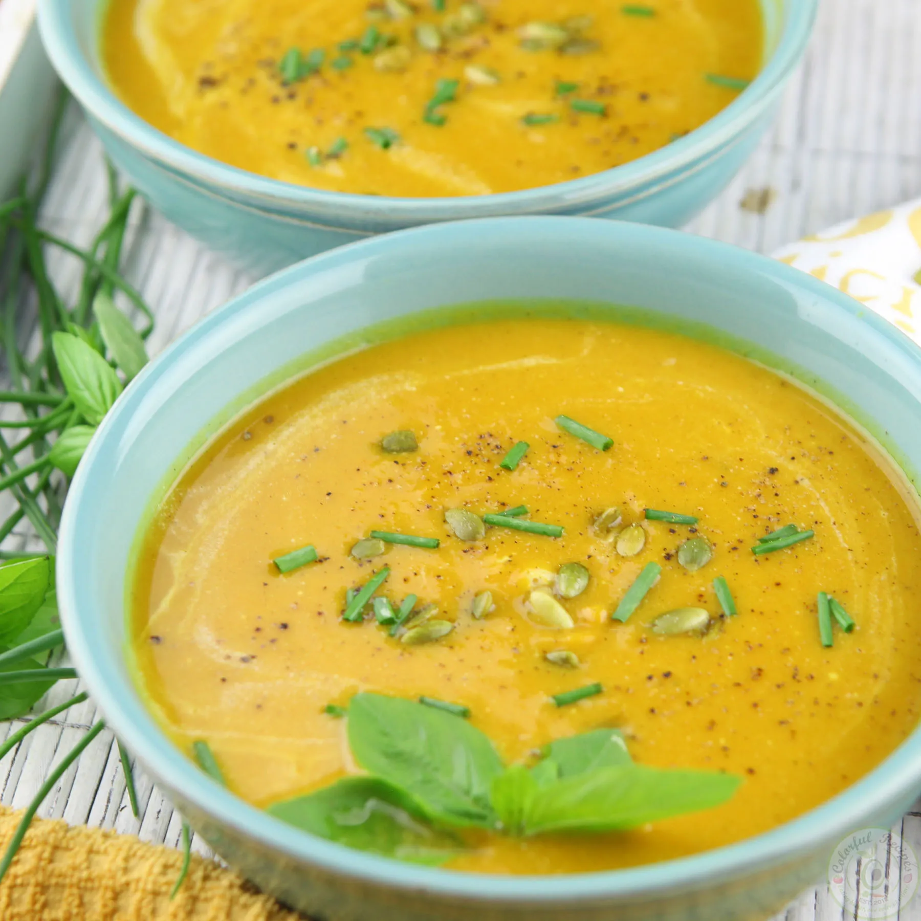 Sweet Potato and Butternut Squash Soup