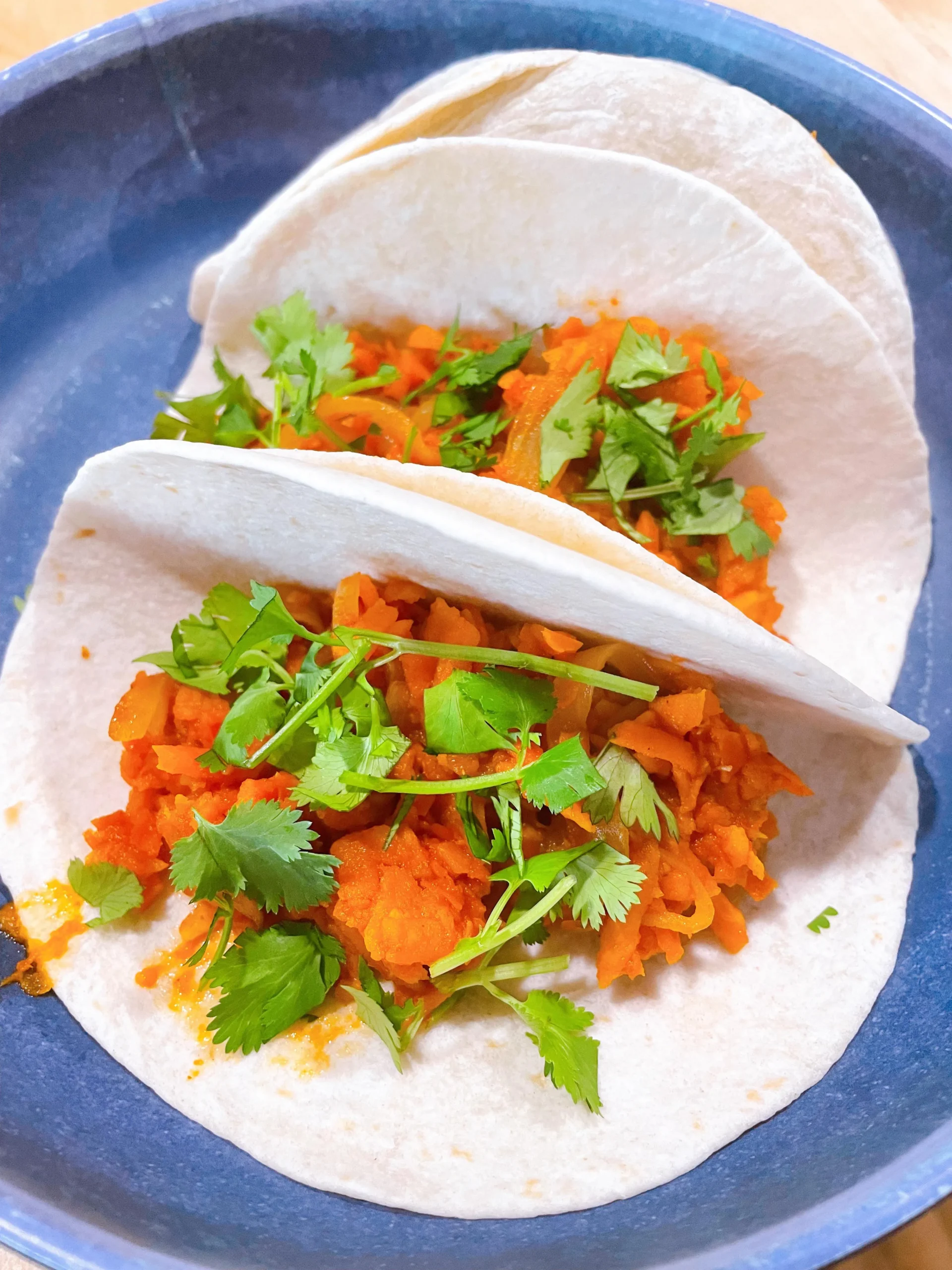 Sweet Potato and Carrot Tinga Tacos