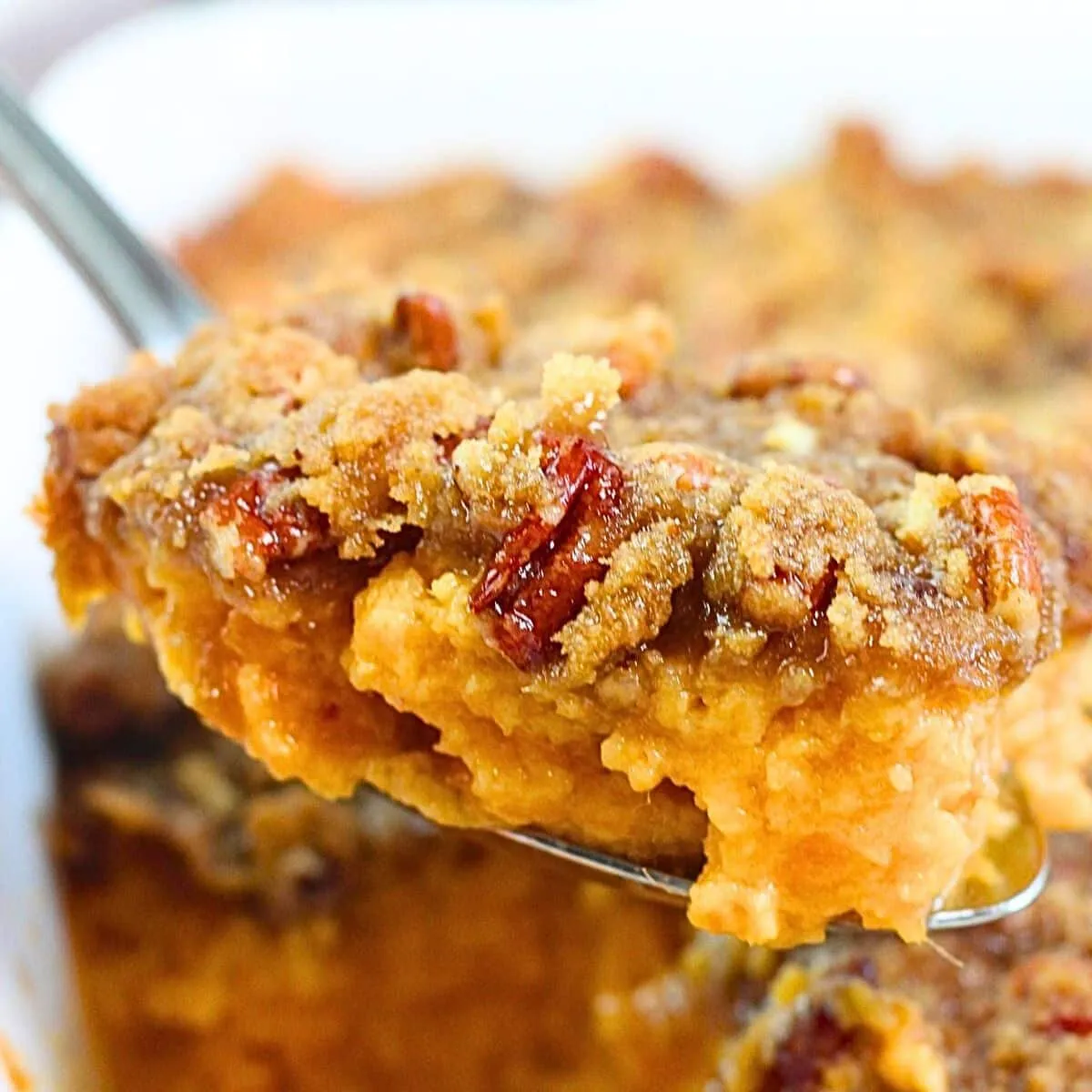Sweet Potatoes with Pecan Streusel Topping