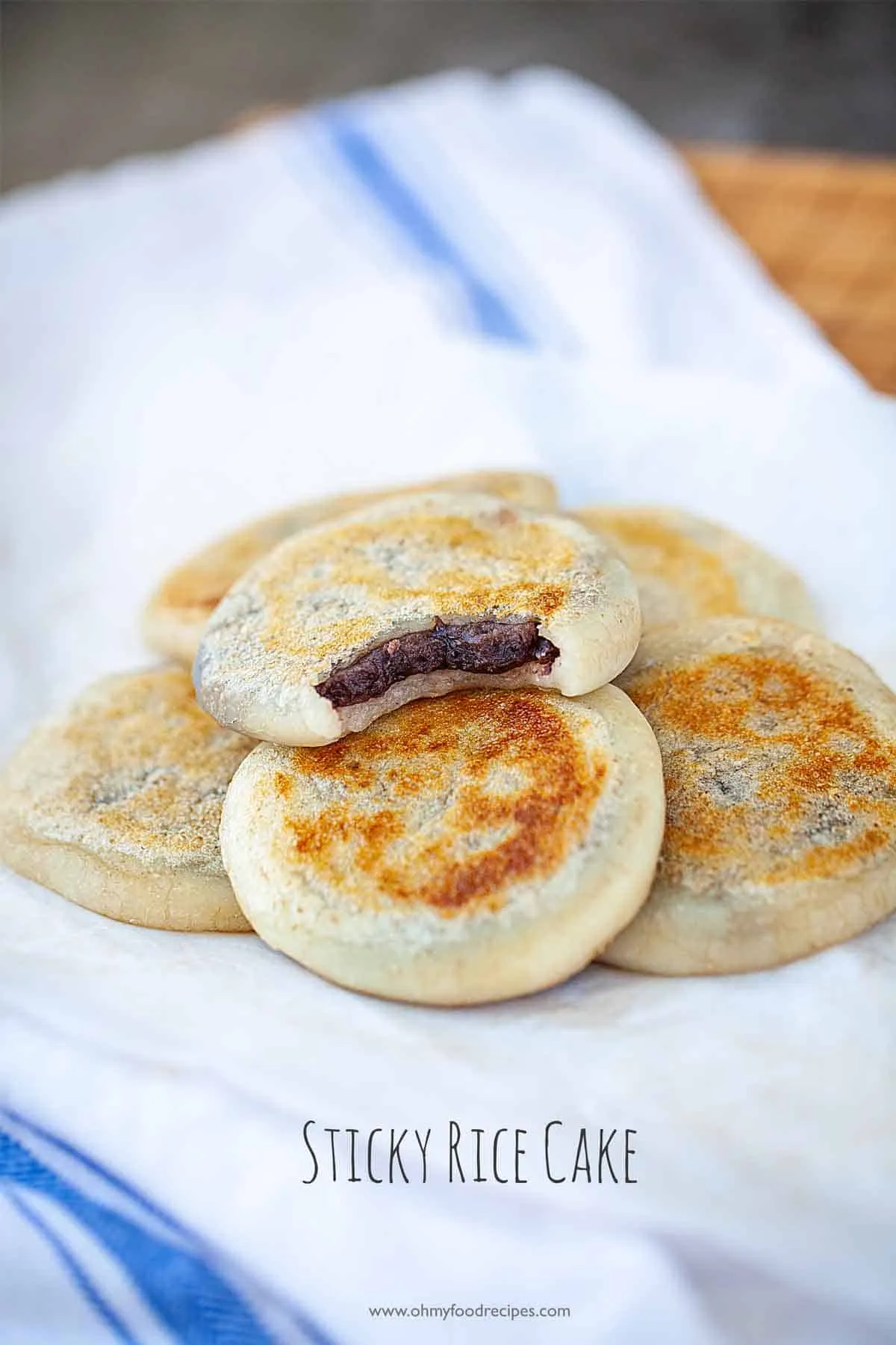 Sweet Red Bean Rice Cake