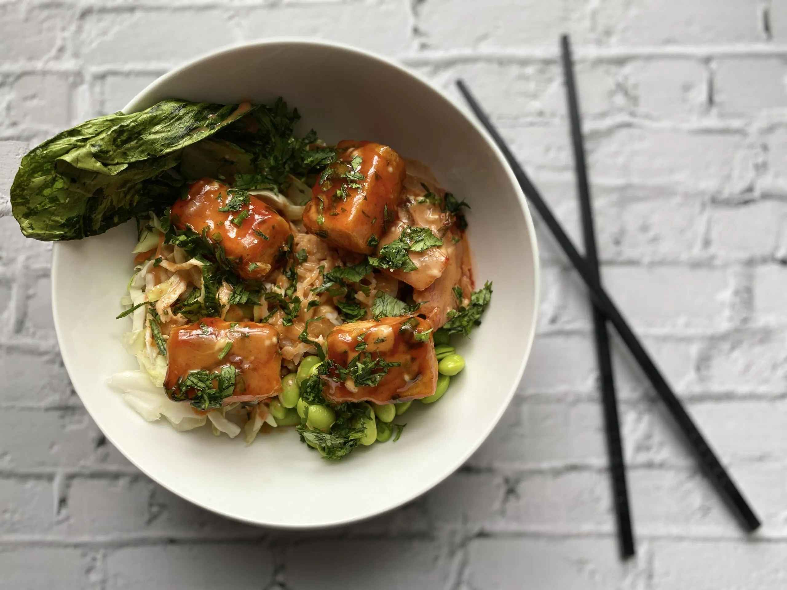 Sweet Spicy Tofu Bowls