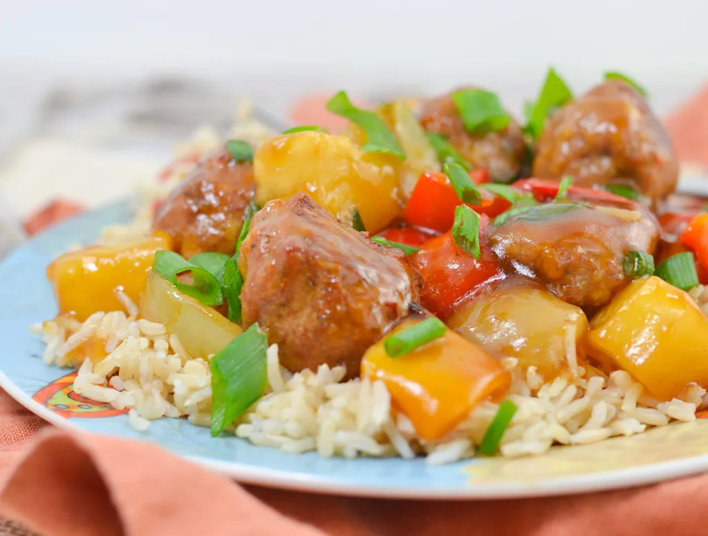 Sweet and Sour Turkey with Chinese Cabbage