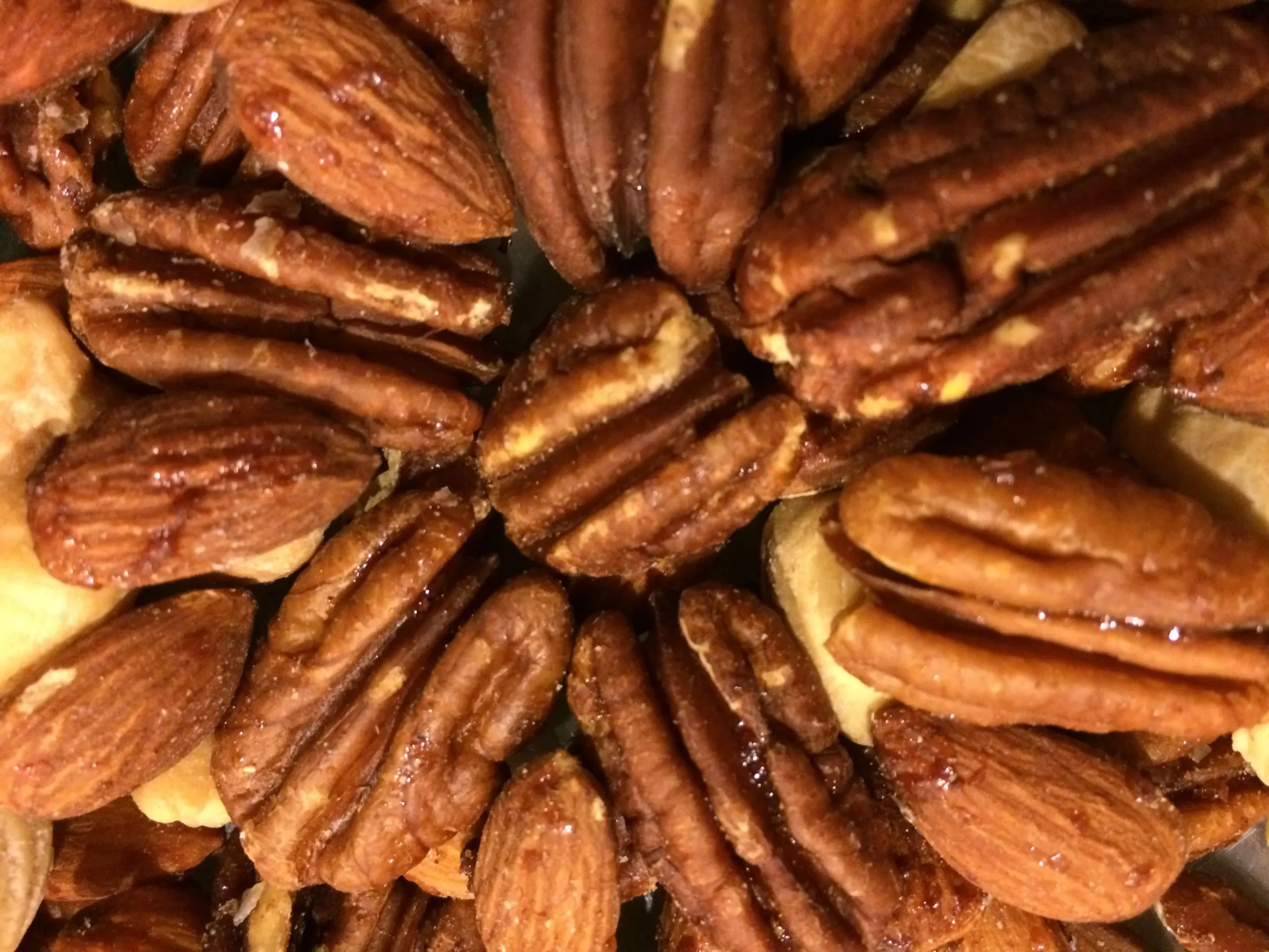 Sweet and Spicy BBQ Smoked Nuts
