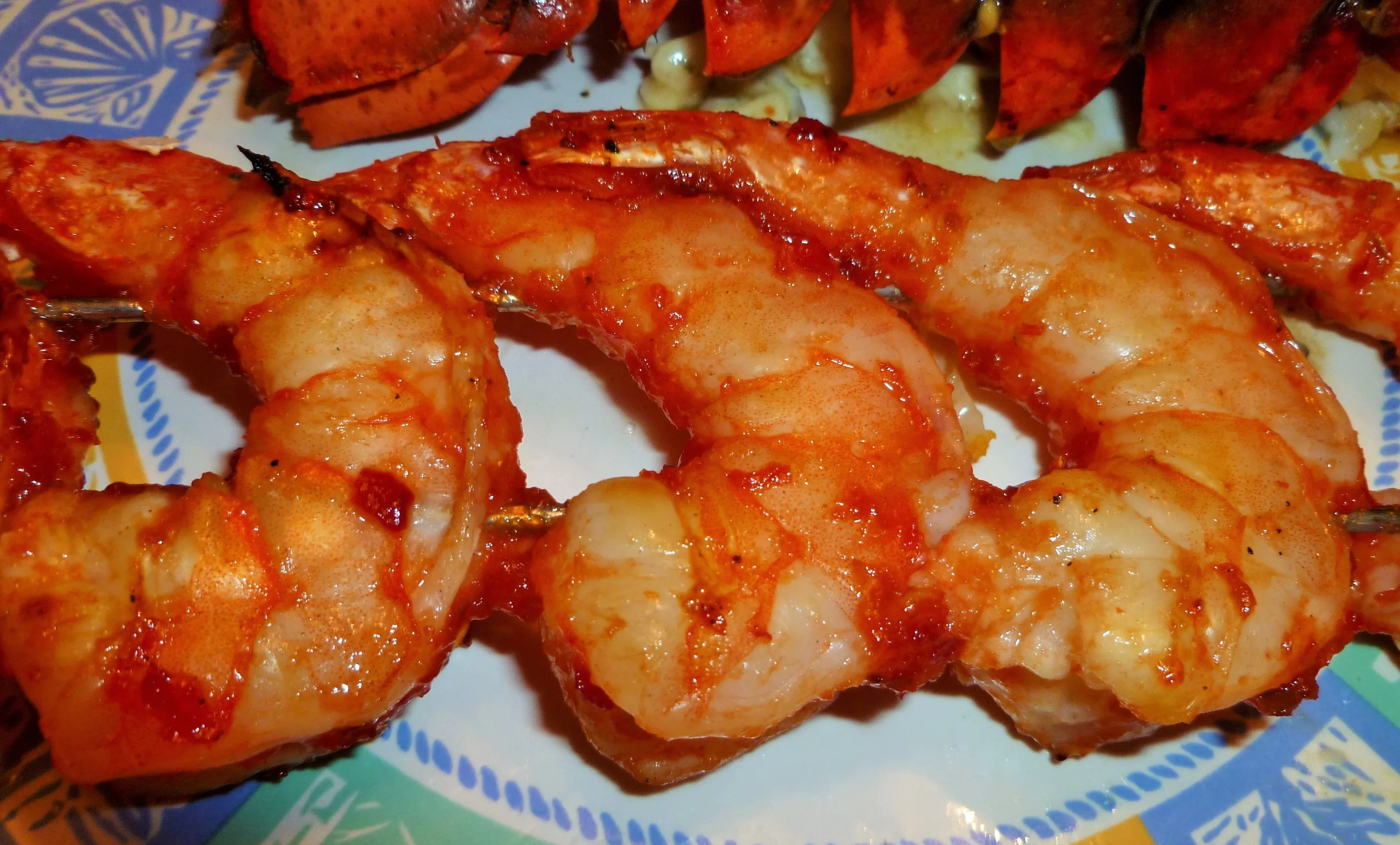 Sweet and Spicy Grilled Shrimp
