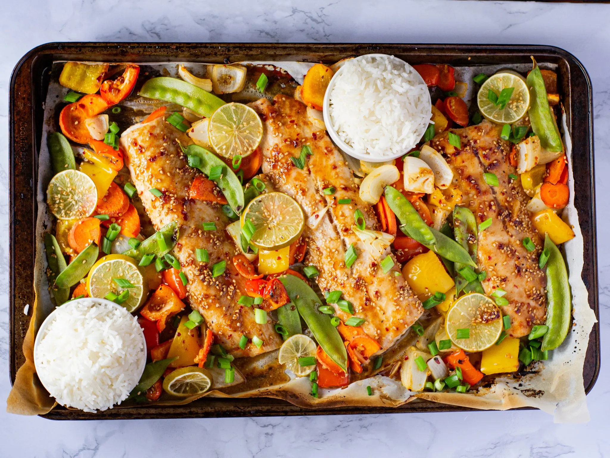 Sweet and Spicy Thai Glazed Mahi Mahi