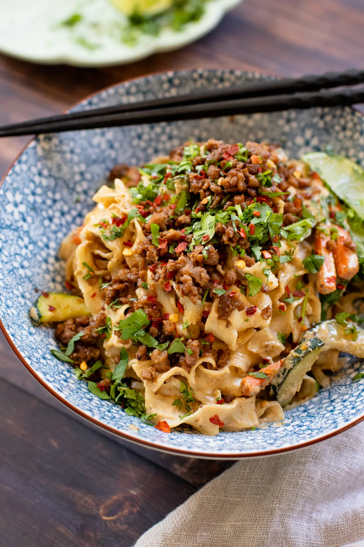Tahini Noodle Stir Fry