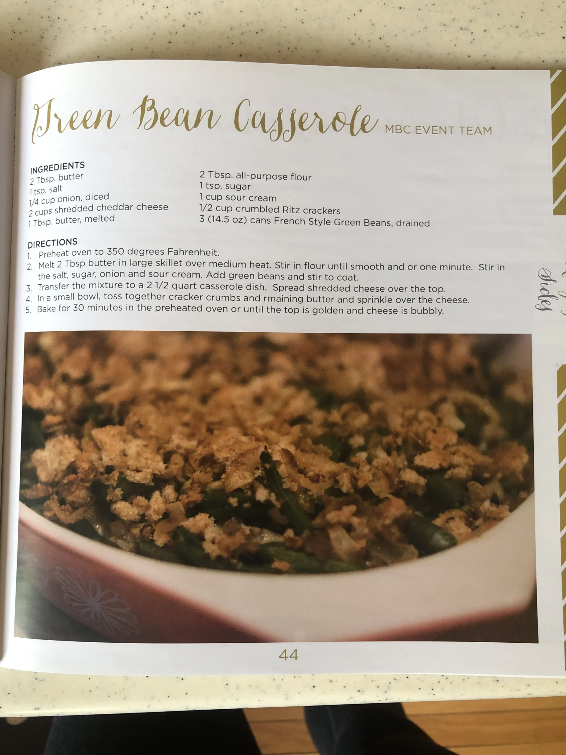 Tanya's Green Bean and Ritz Cracker Casserole