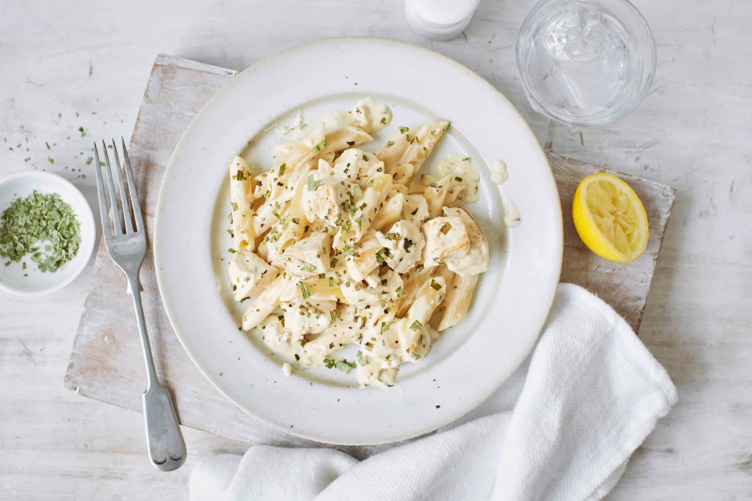 Tarragon and Chicken Pasta