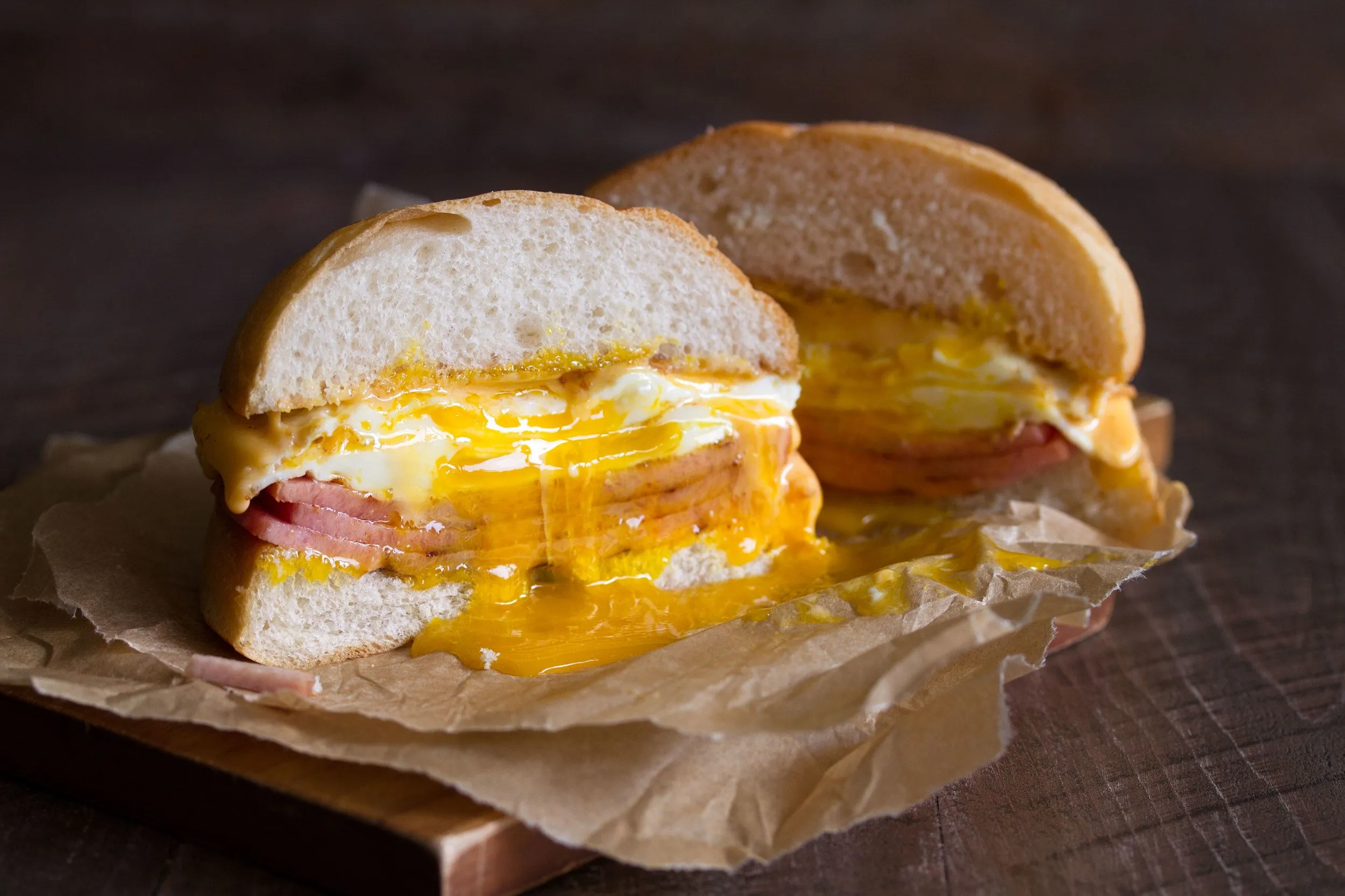 Taylor Ham Egg Cheese Breakfast Sandwich