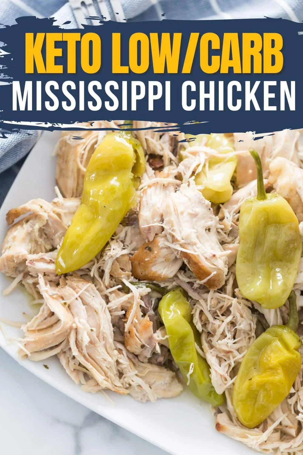 Tender Flavorful Crock Pot Mississippi Chicken Keto Low Carb