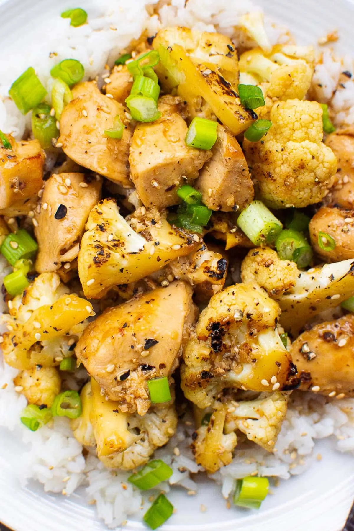 Teriyaki Chicken and Cauliflower