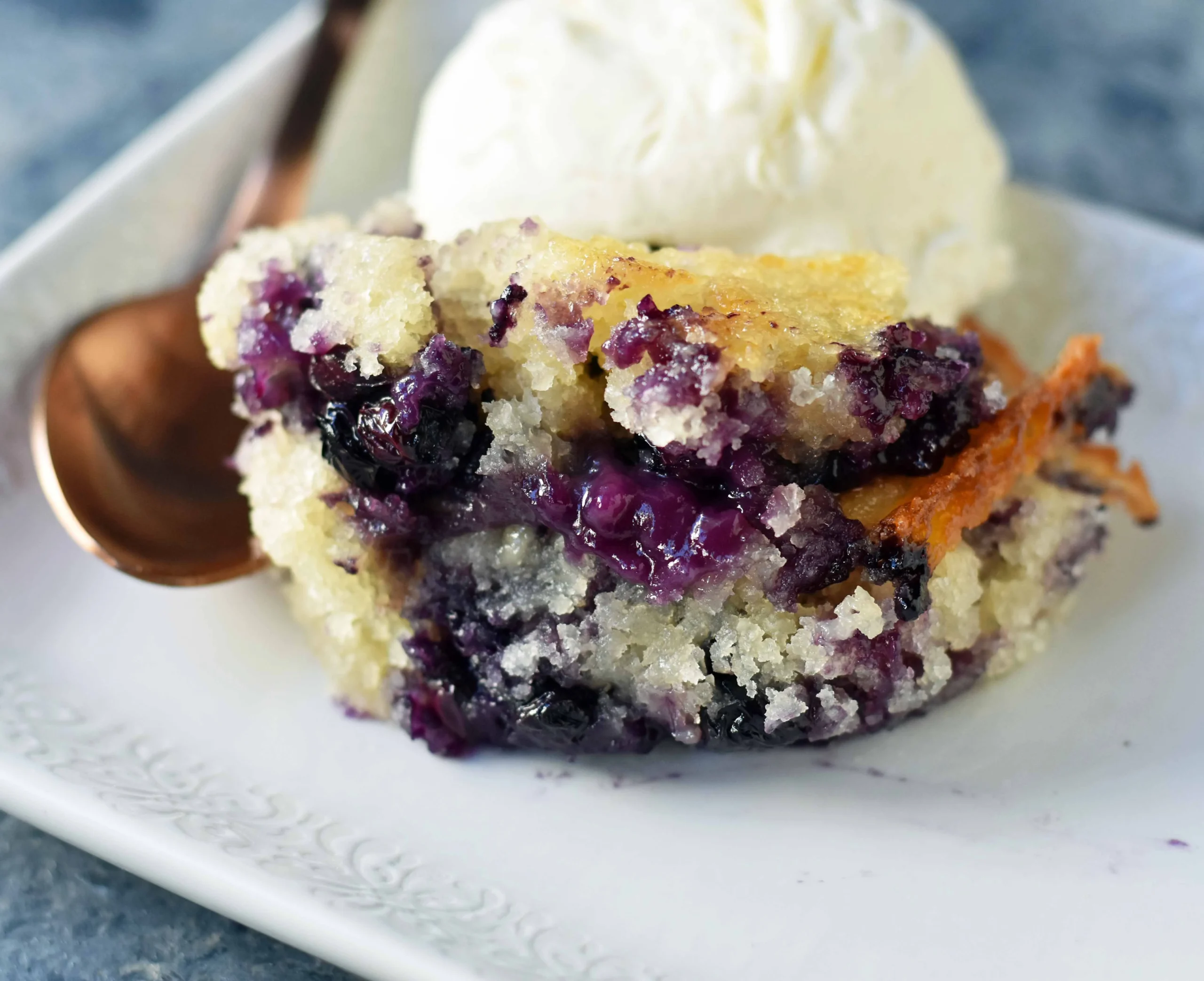 Texas Style Blueberry Cobbler