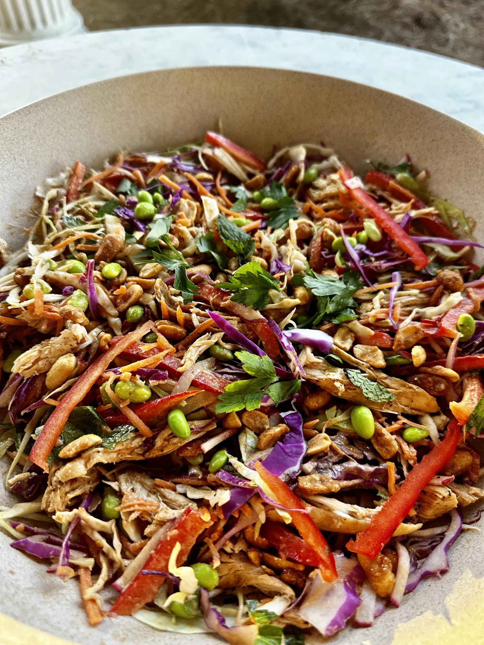 Thai Chicken Salad Croustade