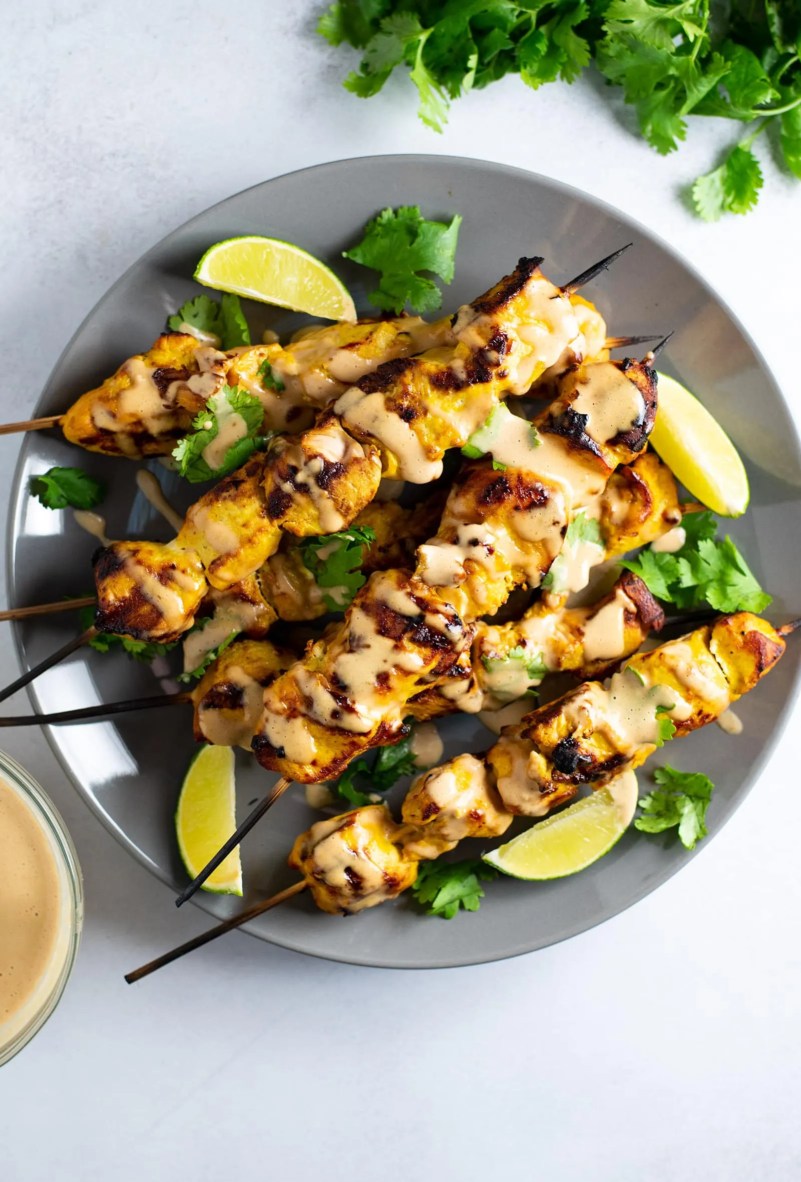 Thai Chicken Satay with Peanut Sauce