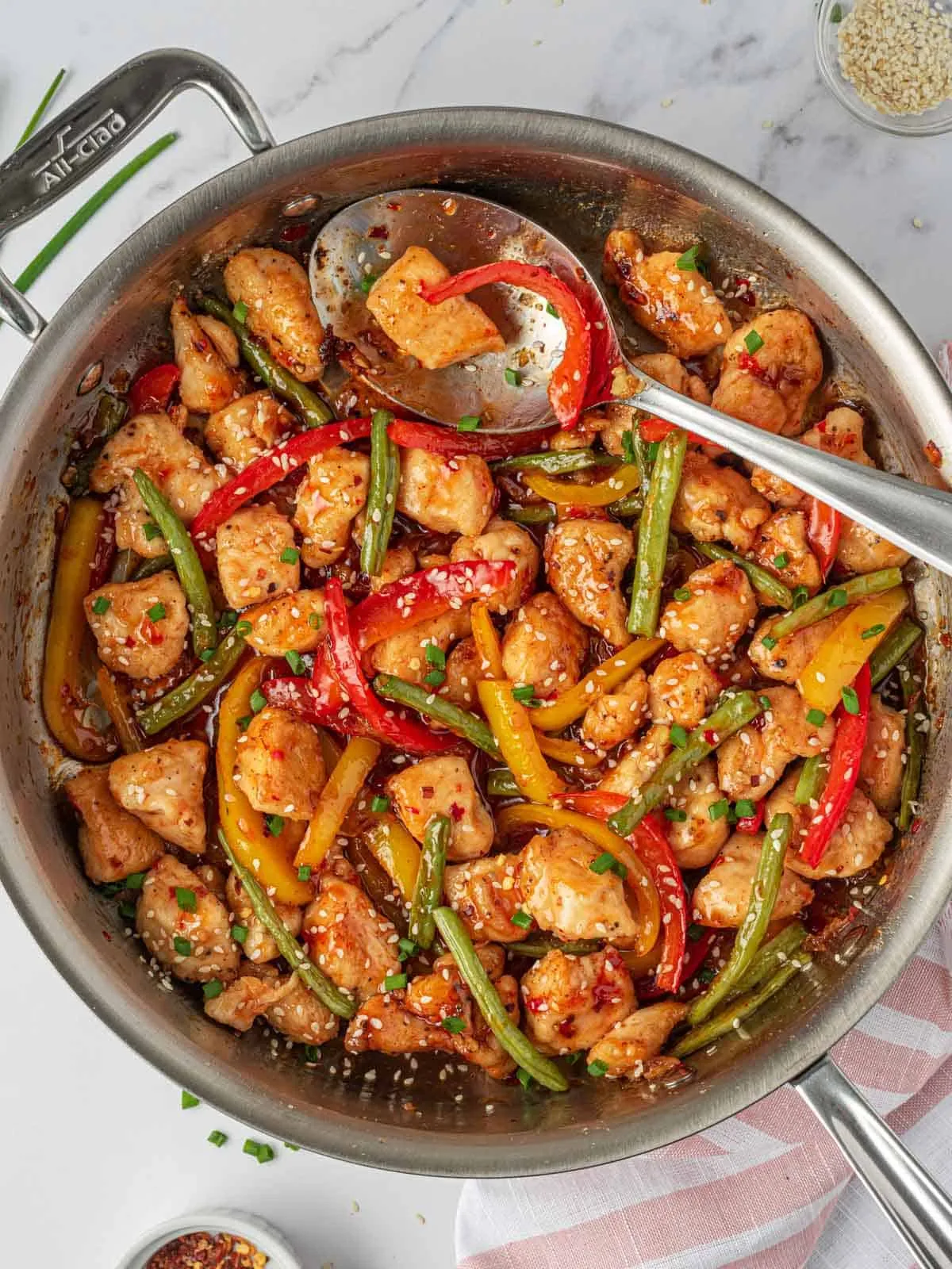 Thai Chili Sauce Chicken Stir Fry