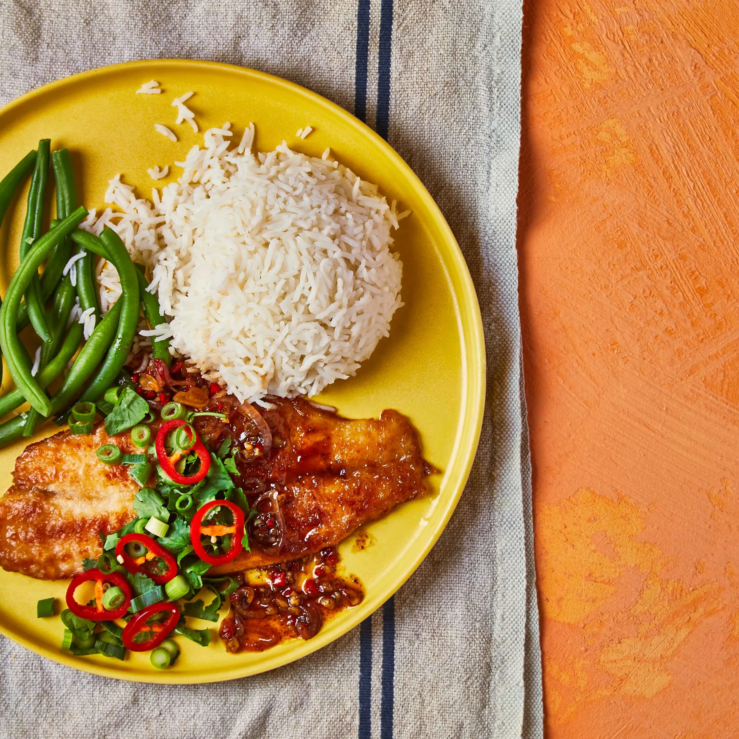 Thai Crispy Fish Tamarind Sauce