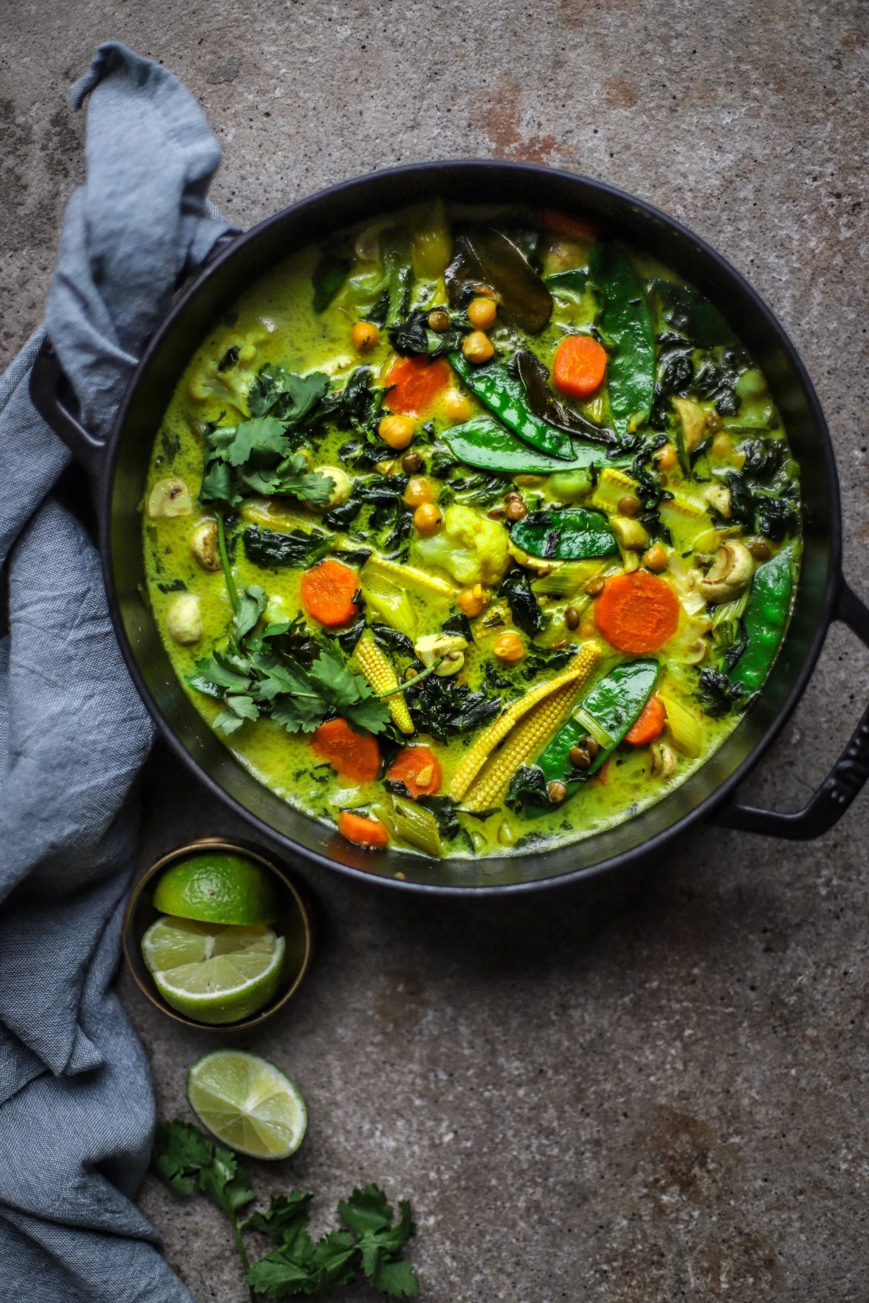 Thai Green Curry with Chickpeas