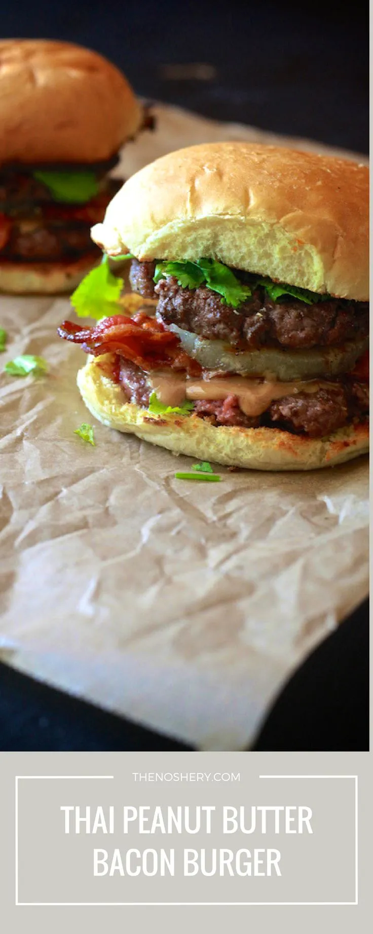 Thai Peanut Butter Bacon Burger